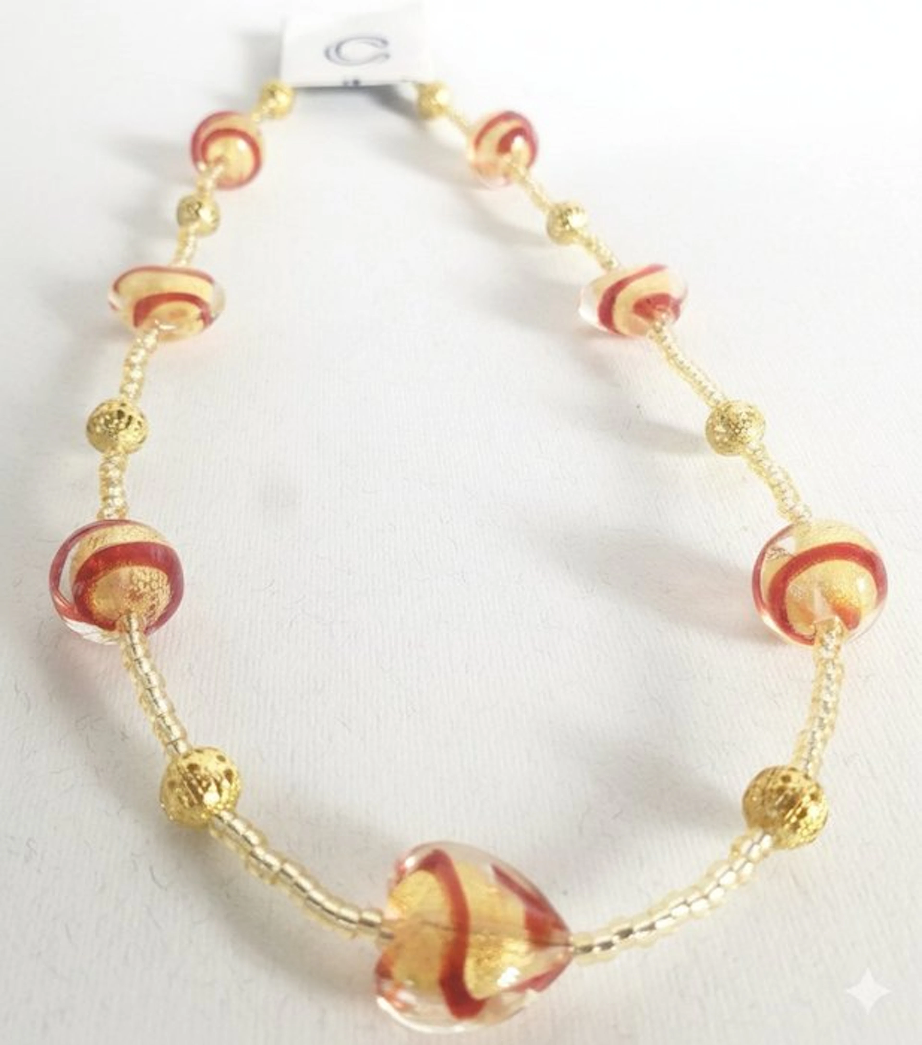 24 kt. - Yellow gold, Murano - Necklace