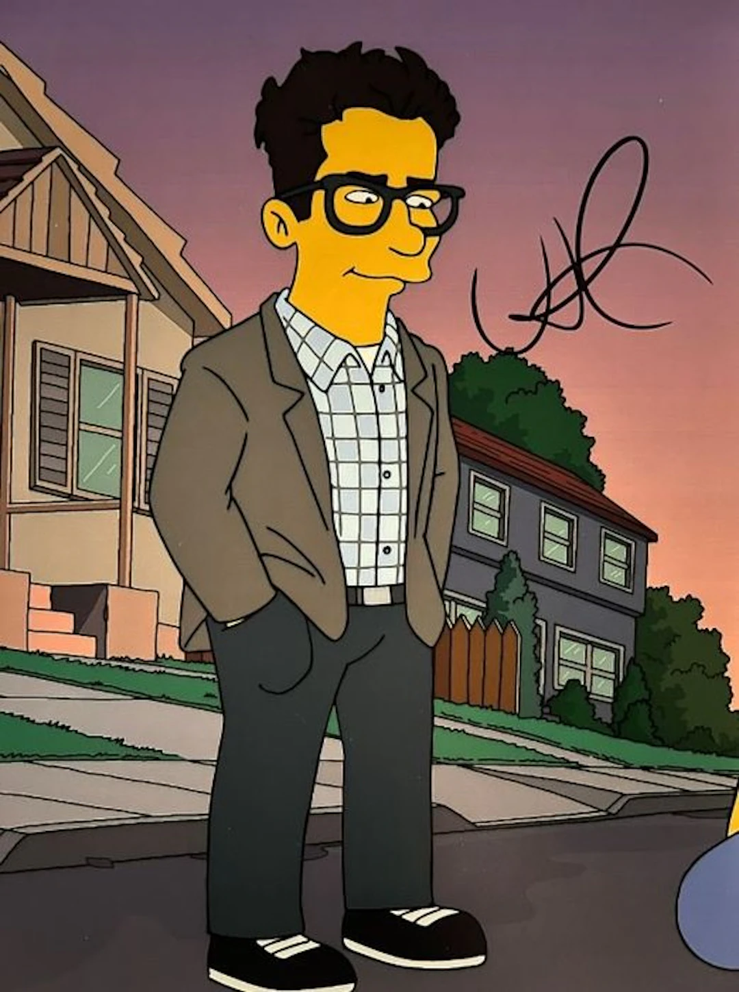 The Simpsons - Signed 10"x8" photo of JJ Abrams as Himself in The Simpsons