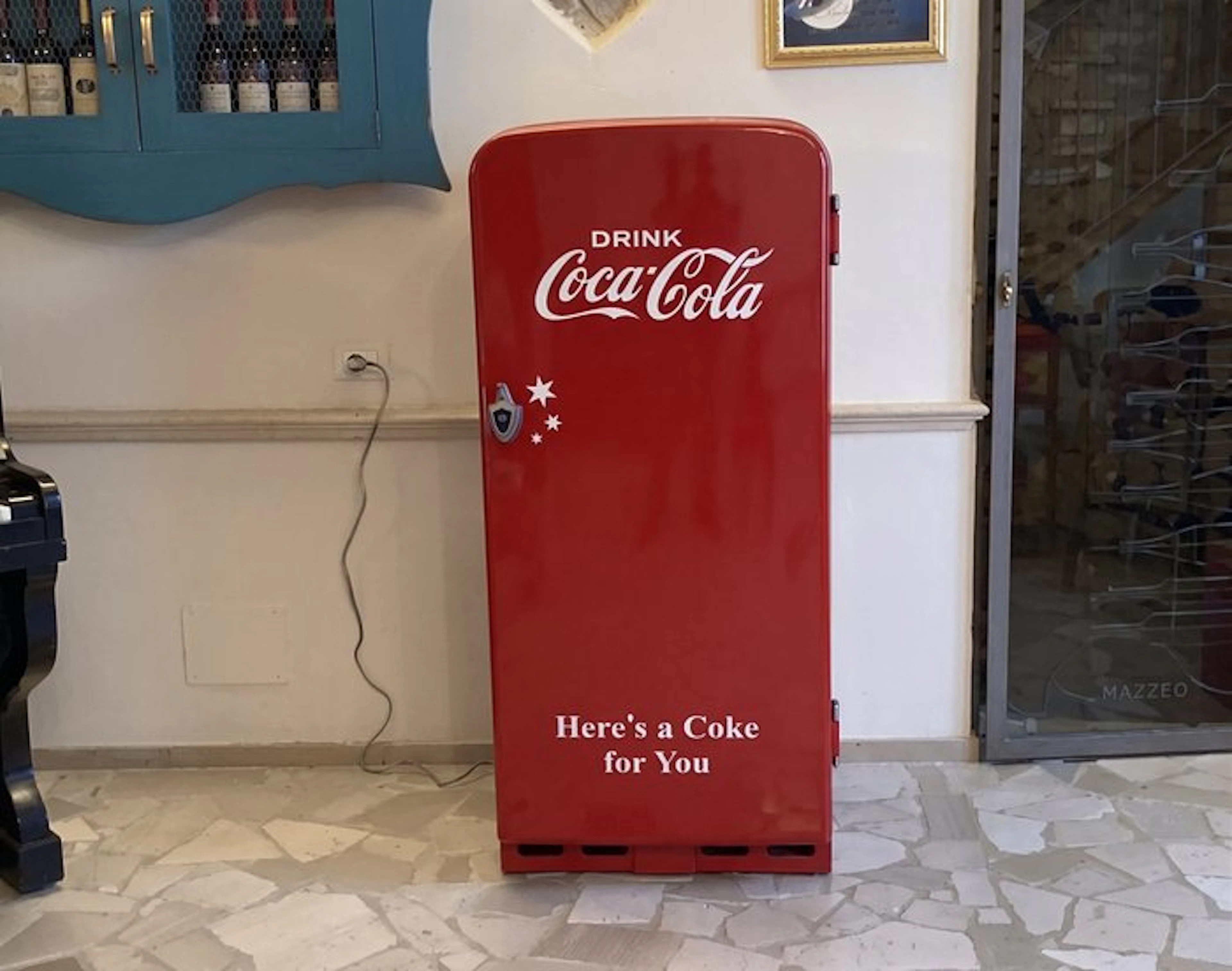 Industrial equipment - Italy - Vintage Coca-Cola fridge