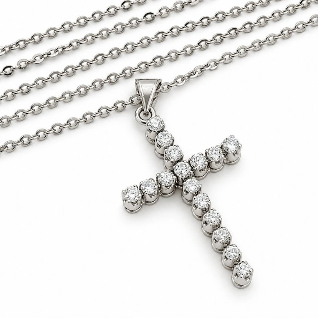Necklace with pendant - 18 kt