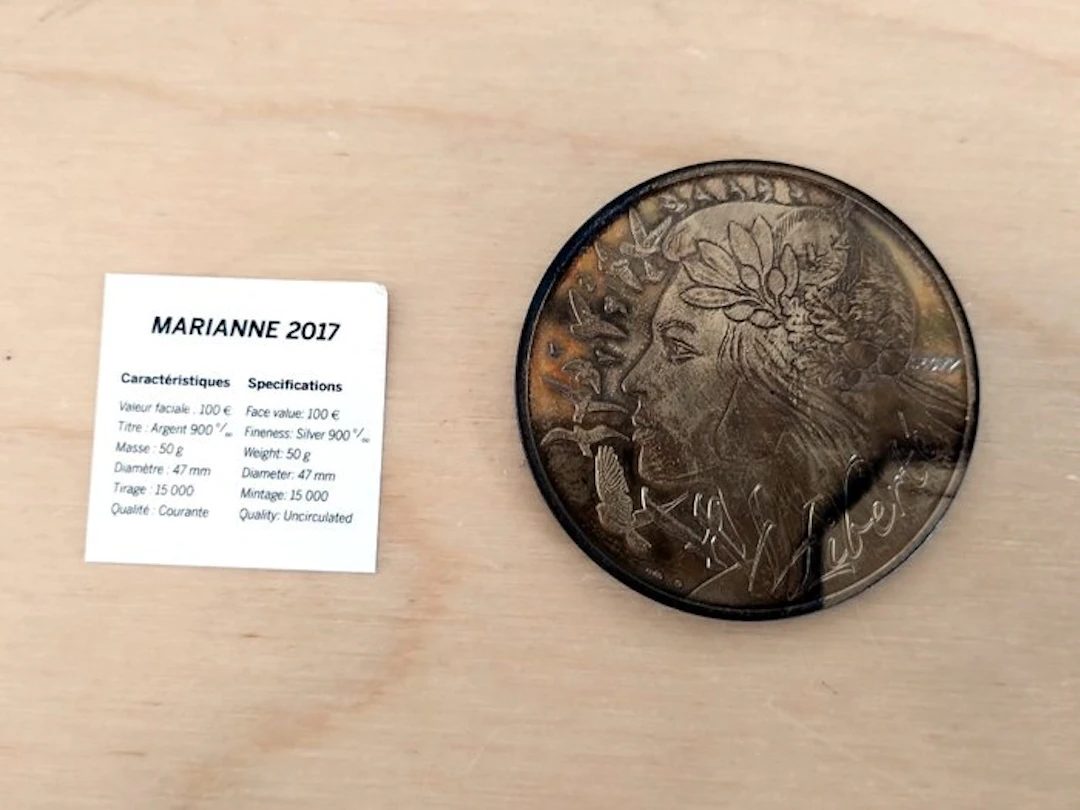 France. 100 Euro 2017 "Marianne" (No reserve price)