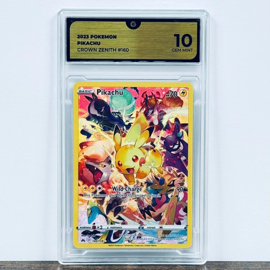 Pokémon Graded card - Pikachu 160 – Pokémon - GG 10