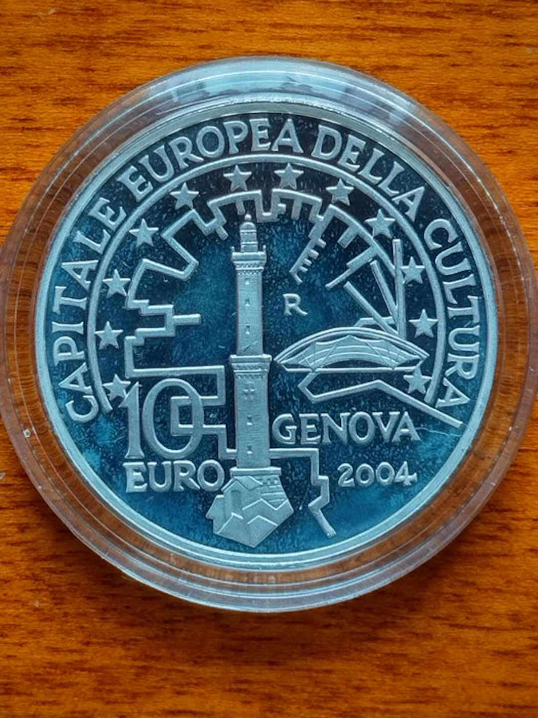Italy. 10 Euro 2004 "Genova Capitale della Cultura" (No reserve price)