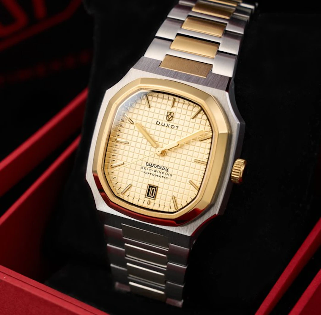 Duxot - Automatic - Octagon - 24 Jewels - Gold - Dynasty...