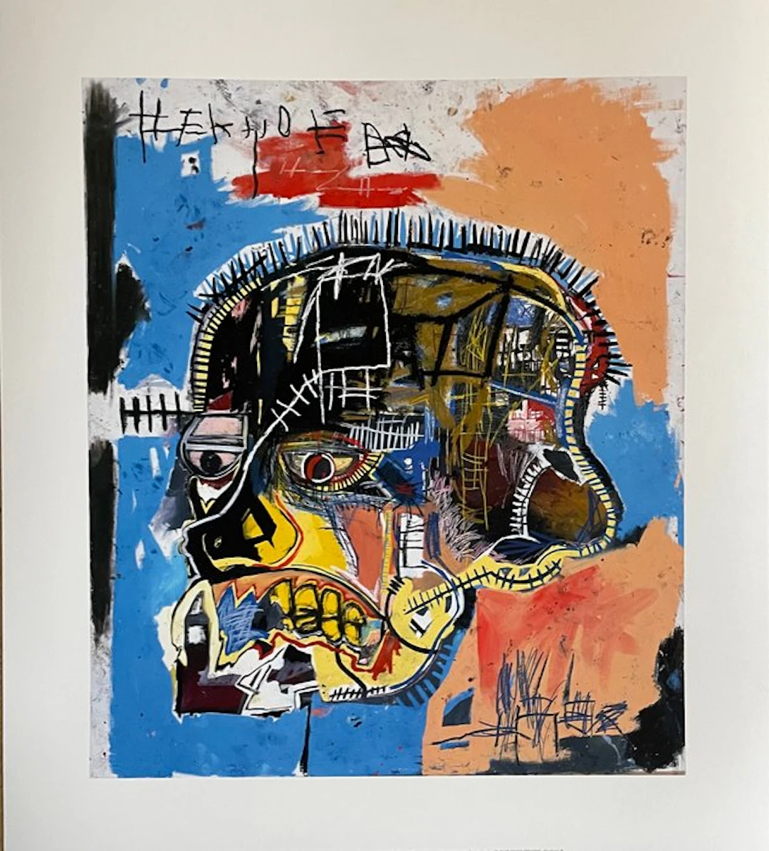 Jean-Michel Basquiat - (after) Untitled (Skull 1981)