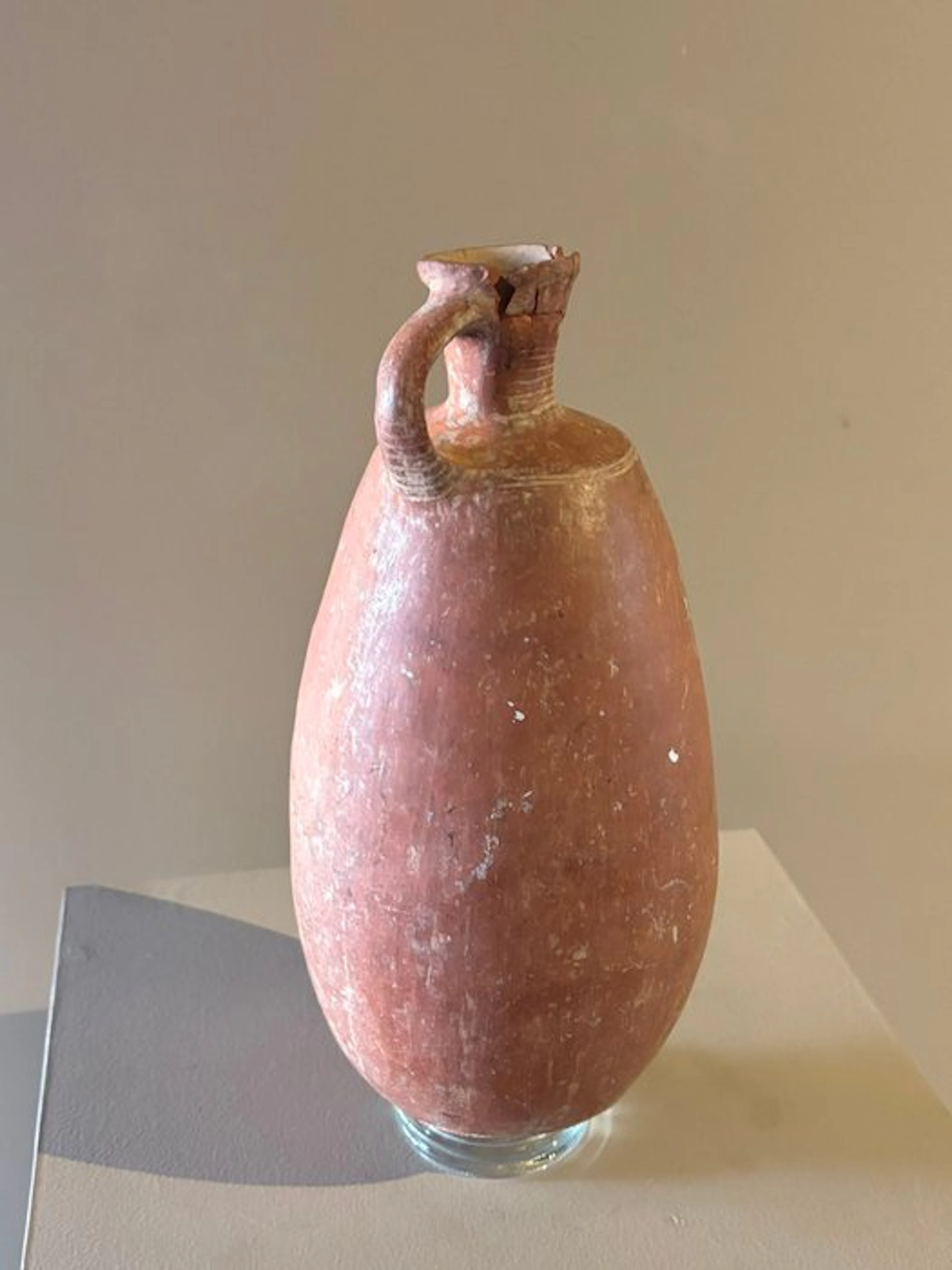 Western Asiatic - Iron Age - Kaluraz or Bactria Ceramic Alabastron - 25 cm