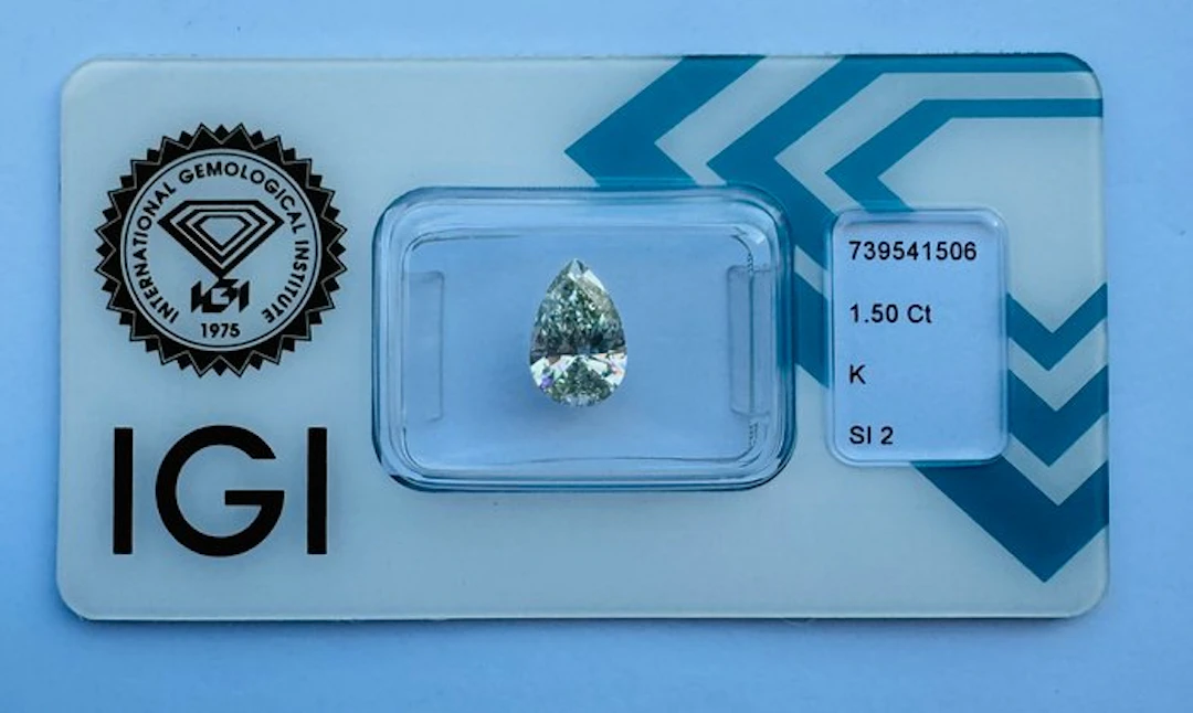 No reserve price - 1 pcs Diamond (Natural) - 1.50 ct...