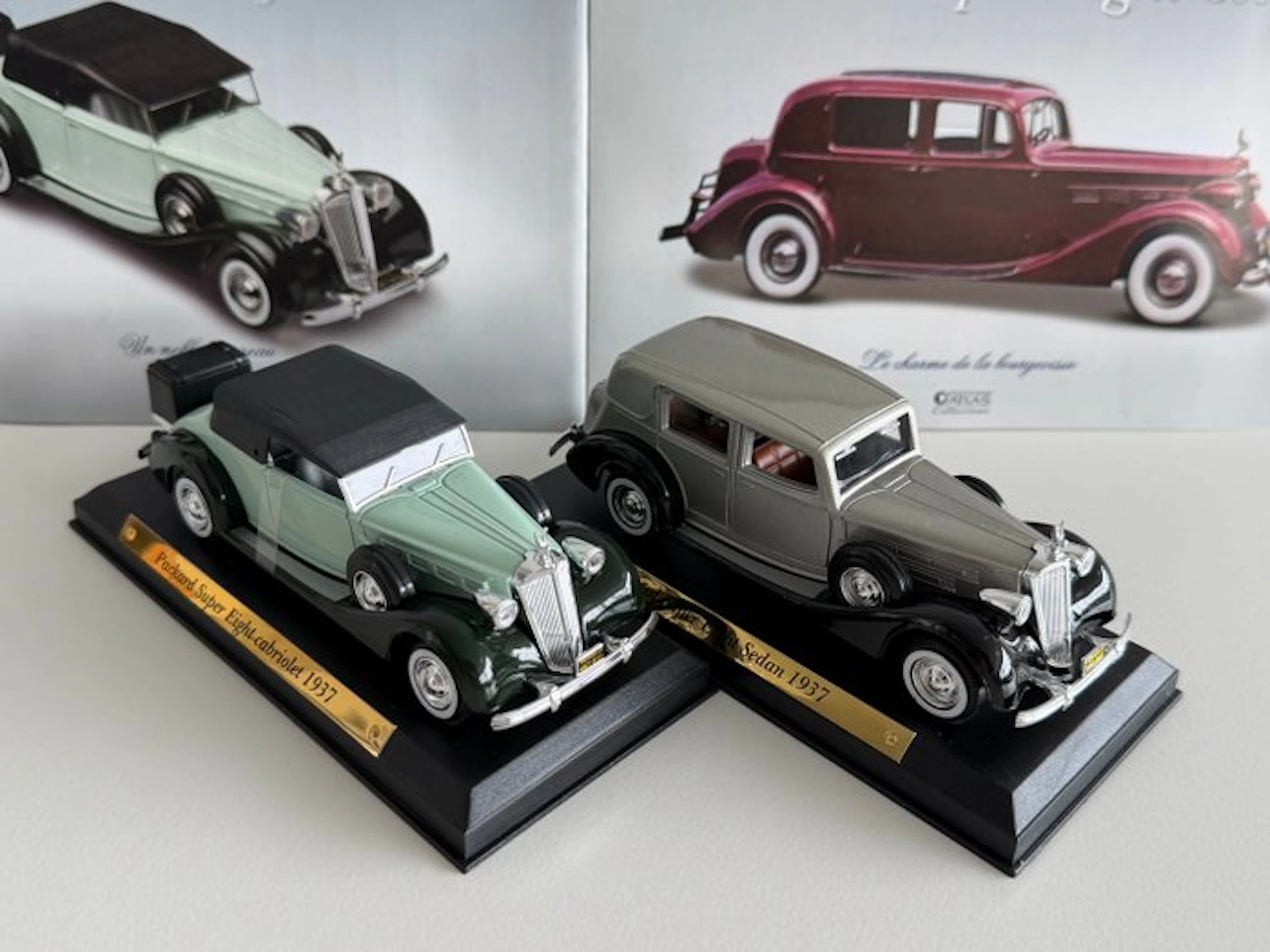 Voitures d'Exception 1:43 - Model car (2) - Packard Super...