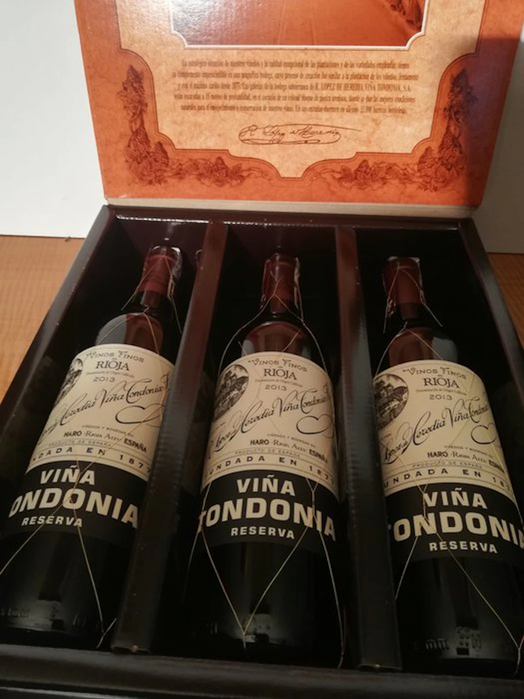 2013 R. López de Heredia Viña Tondonia - Rioja Reserva - 3 Bottle (0.75L)