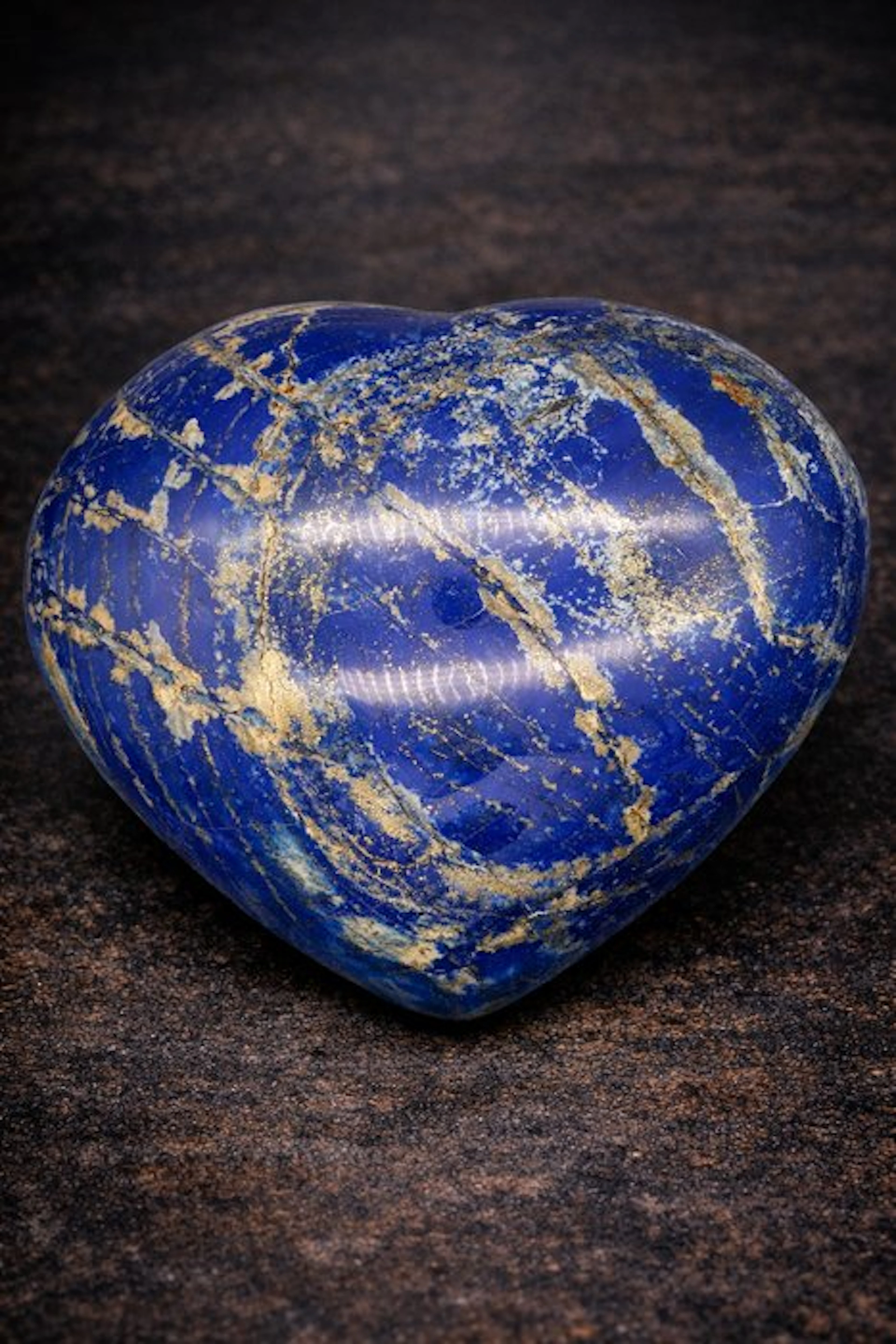 Monumental XL Lapis Lazuli Heart – Statement Piece with...