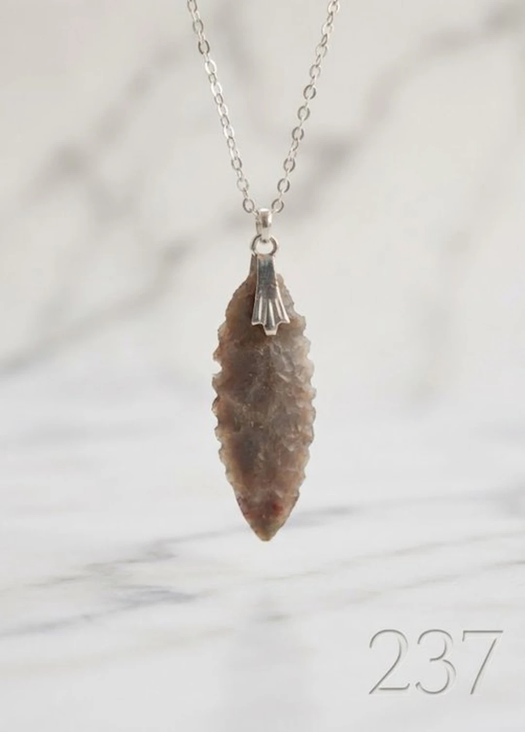 Musterian flint arrowhead