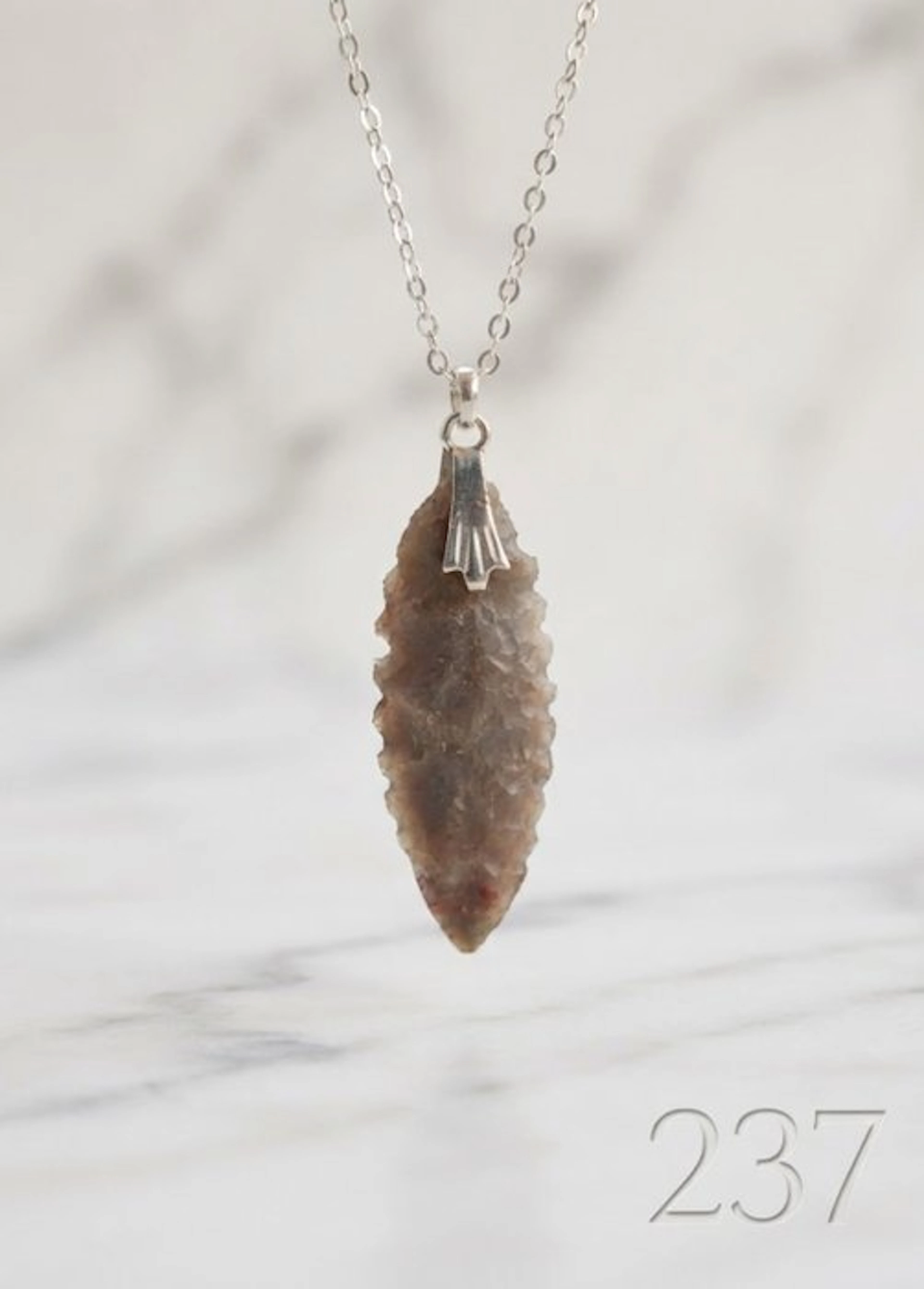 Musterian flint arrowhead
