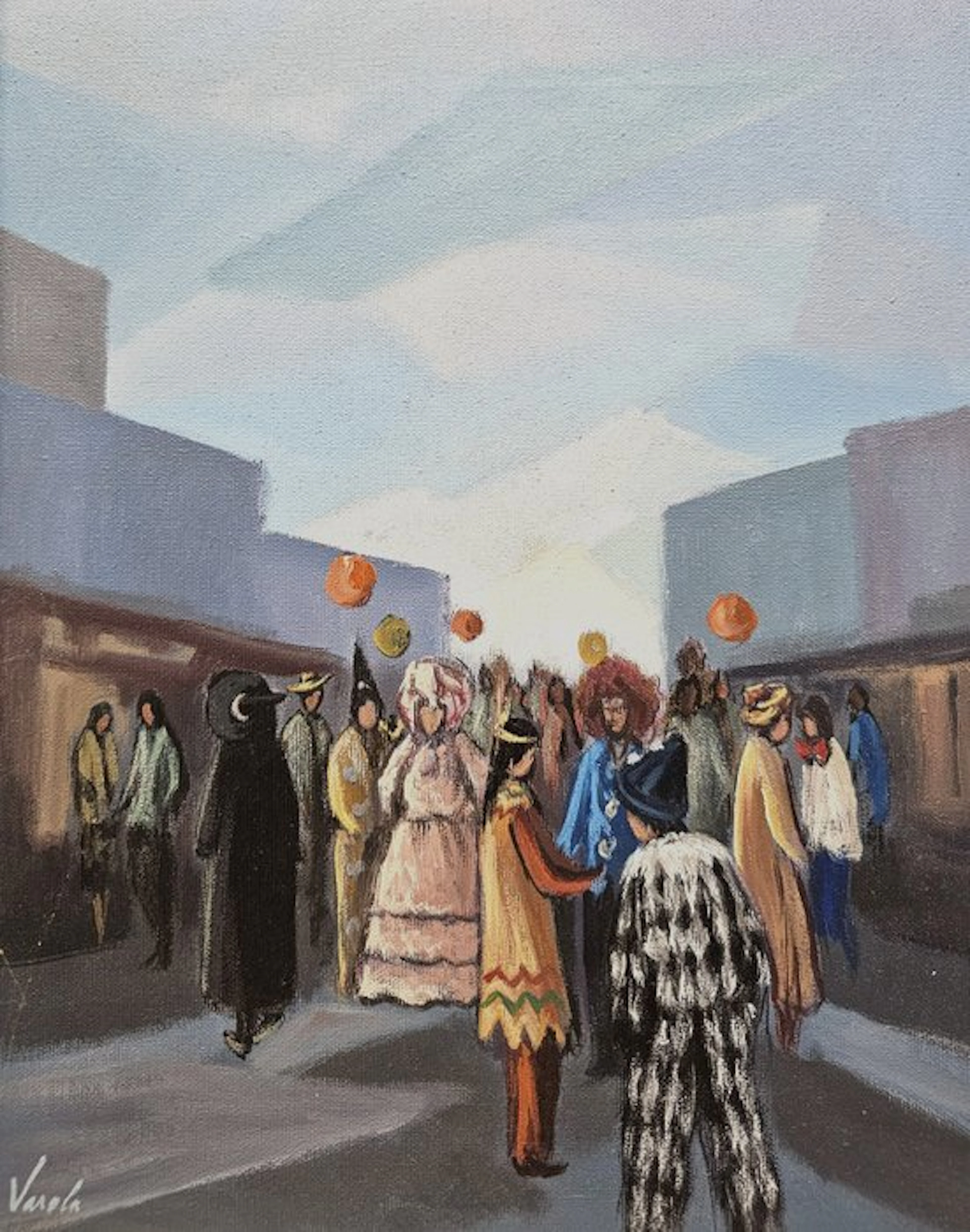 Varela (XX) - Carnival Street Scene