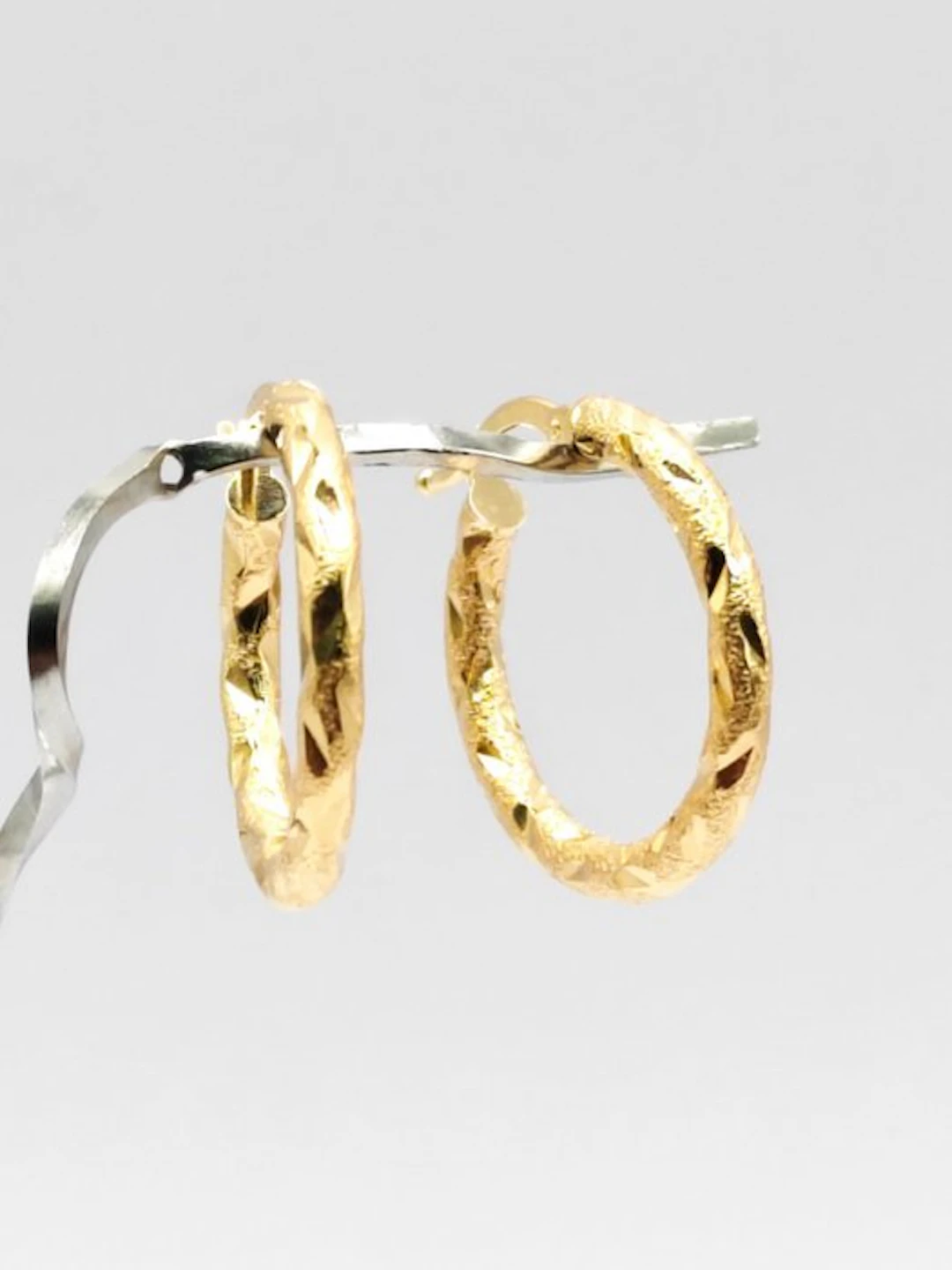 No reserve price - Earrings - 18 kt. Yellow gold