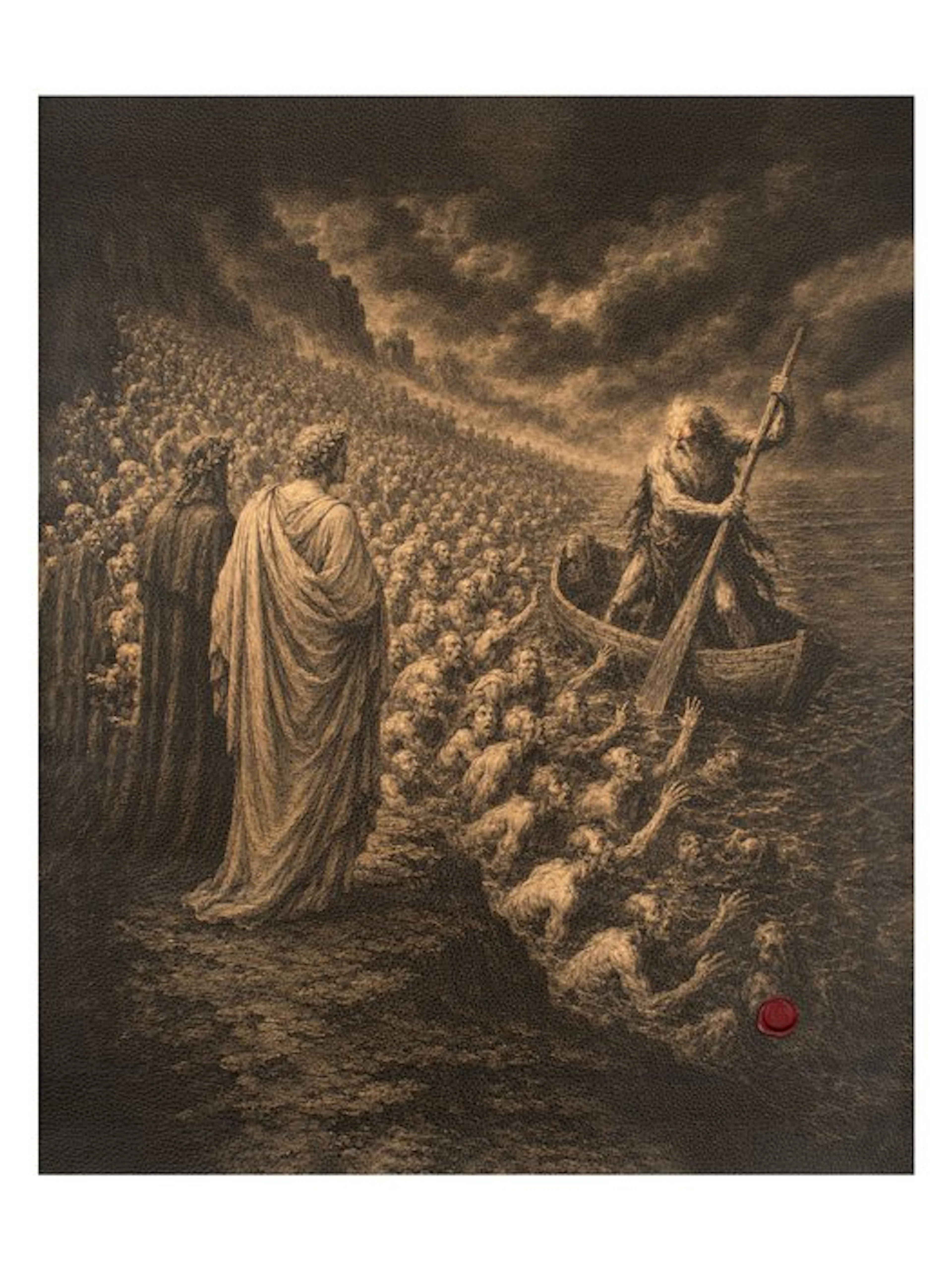 Charon on the Acheron – Dante and Virgil at the Gates of...