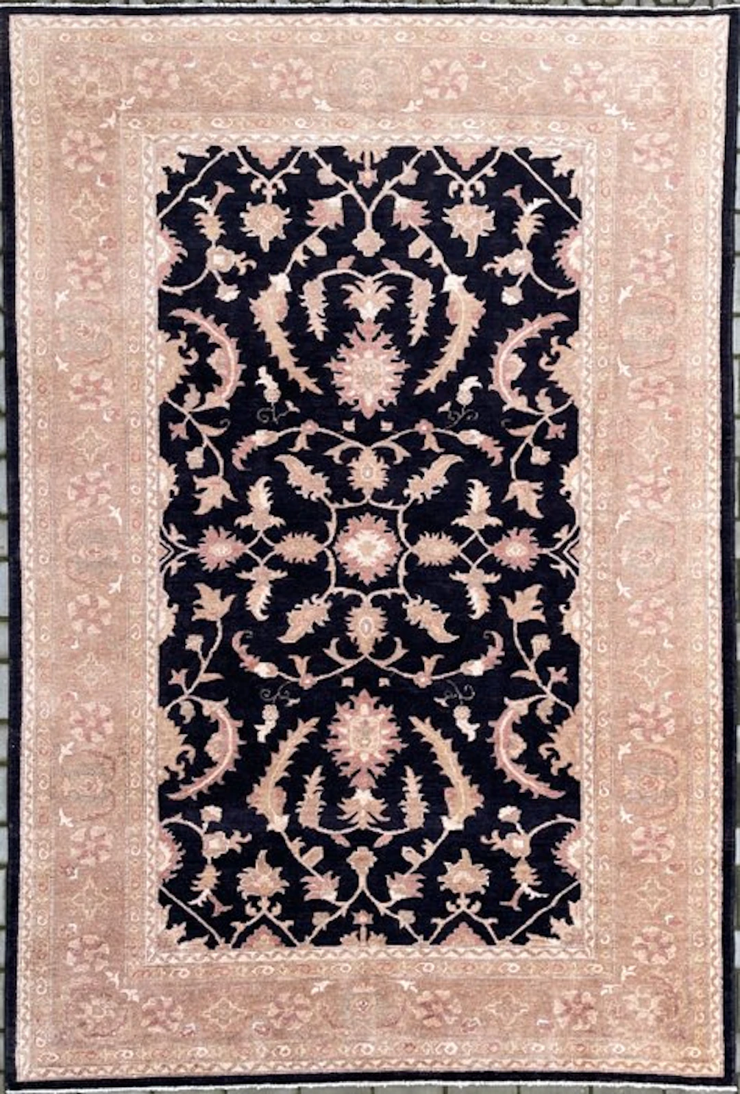 Afghan Feraghan Ziegler (unused) - hand-knotted - wool...