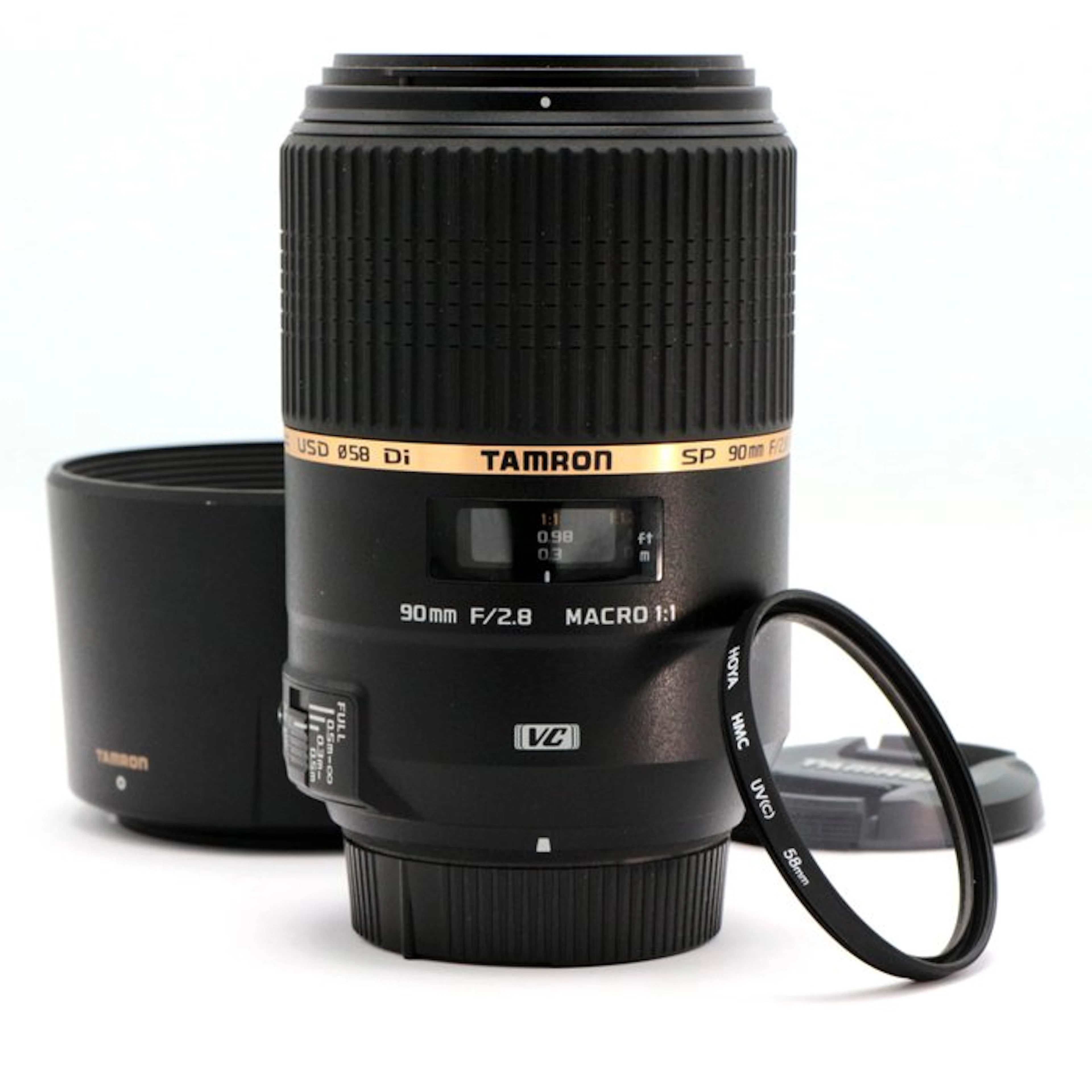 Tamron SP AF 90mm F/2.8 MACRO 1:1 Di VC USD voor Nikon FX Zoomlens