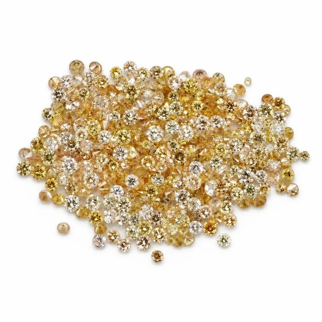 No reserve price - 293 pcs Diamond (Natural) - 1.00 ct - Round - VVS1
