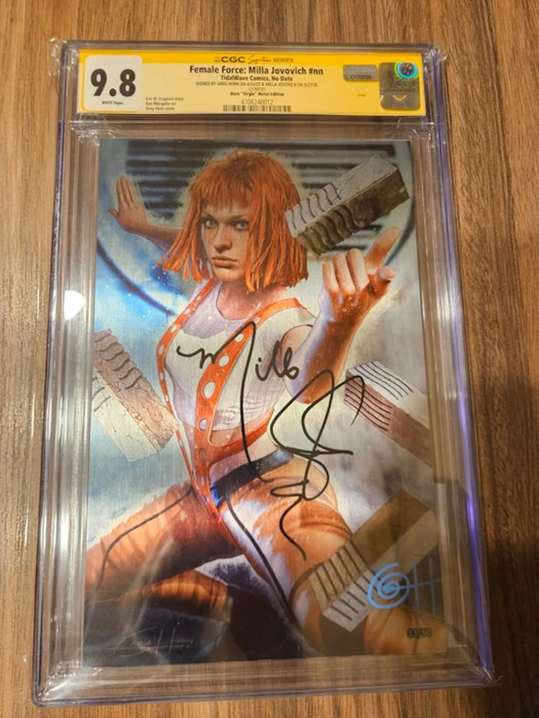 Female Force #nn - Greg Horn "Virgin" Metal Edition...