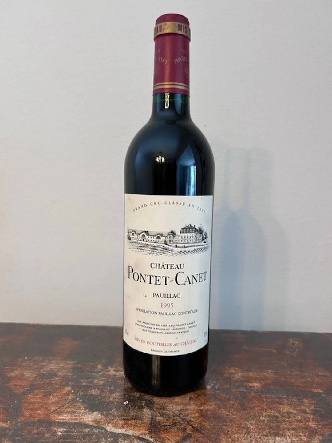 1995 Chateau Pontet-Canet - Pauillac 5ème Grand Cru Classé - 1 Bottle (0.75L)