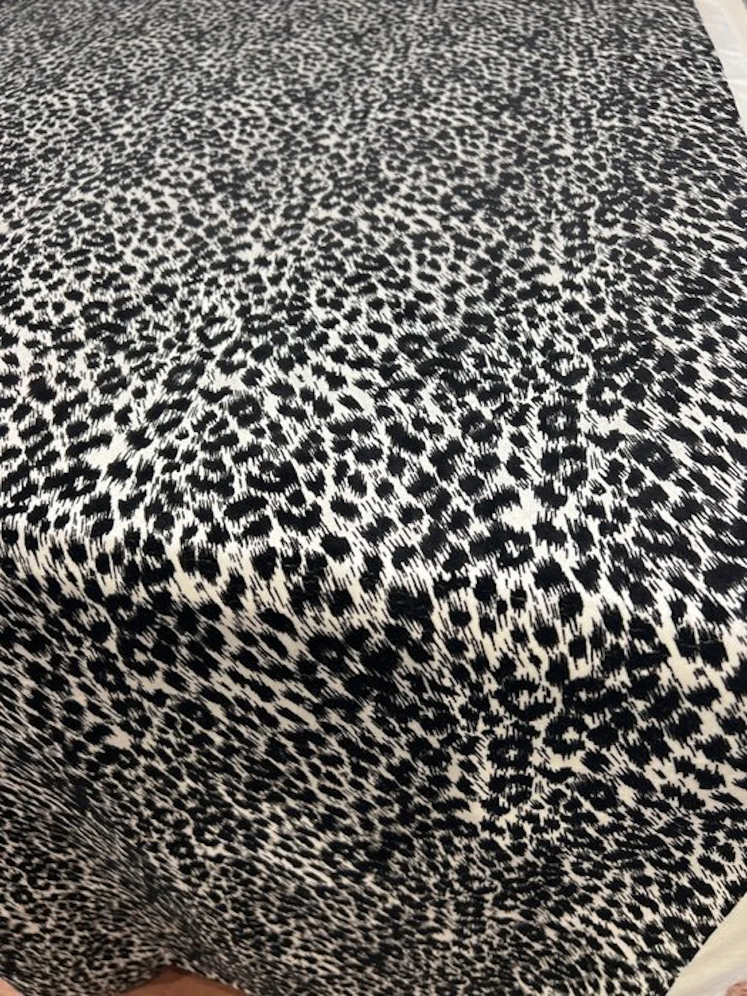 velluto cotone maculato 700 x 140 - Upholstery fabric - 700 cm - 140 cm