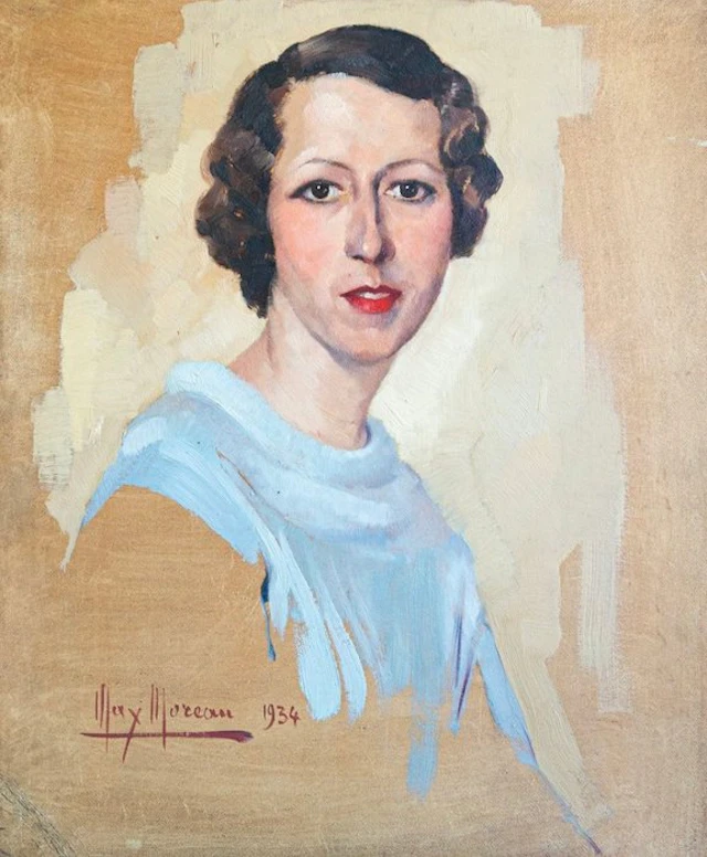 Max Léon Moreau (1902-1992) - Portrait jeune femme