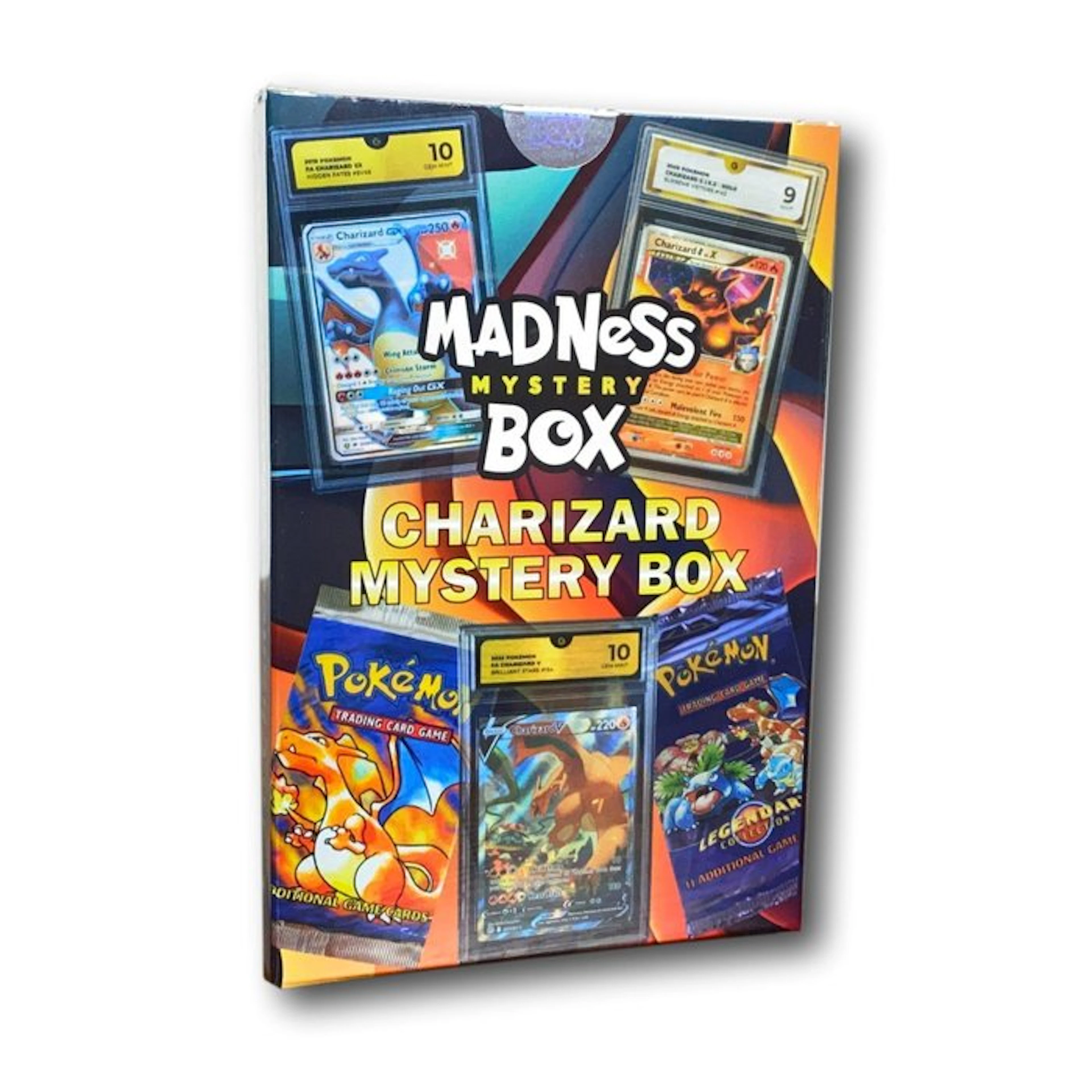 Pokémon Mystery box - Charizard - Graded Card & Packs...