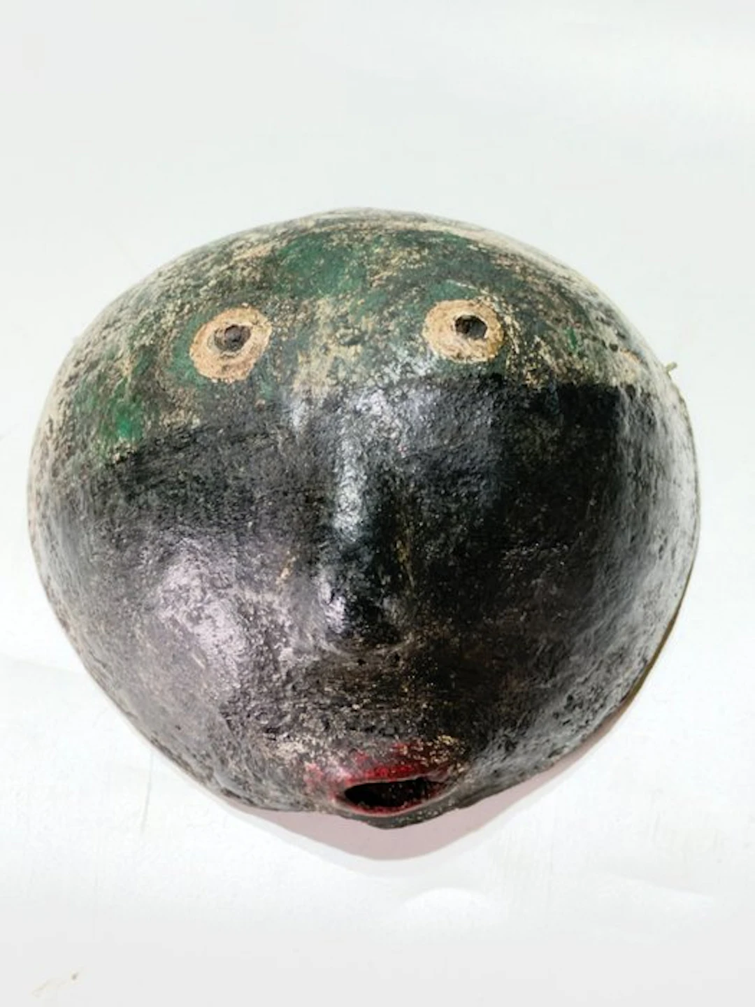 A fine spirit mask for ritual play Java - East Java...
