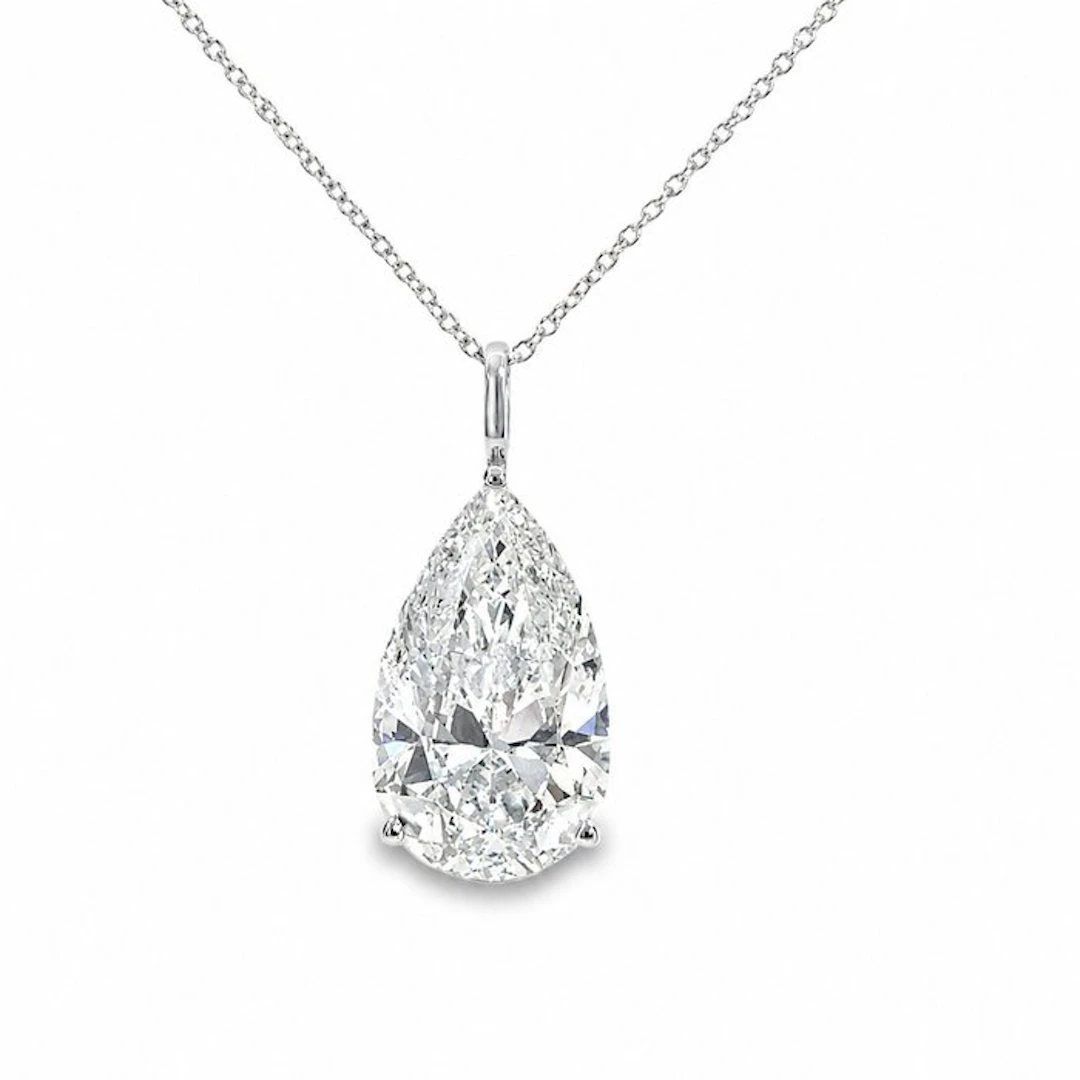 Necklace - 14 kt. White gold - 7.07ct. tw. Diamond (Lab-grown)