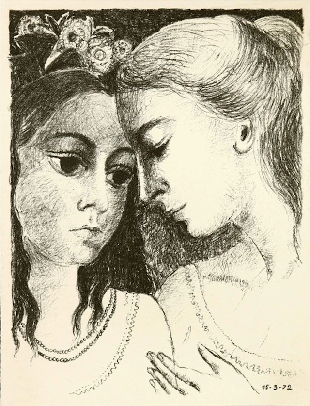 Paul Delvaux (1897-1994) - Confidences