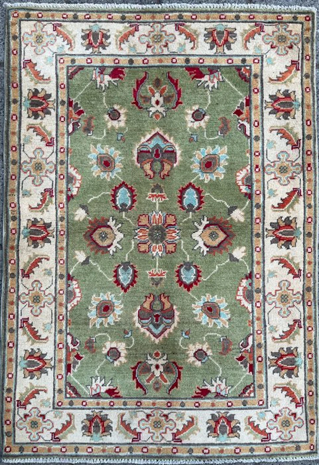 Afghan modern Ziegler - (unused) - wool - hand-knotted - Carpet -