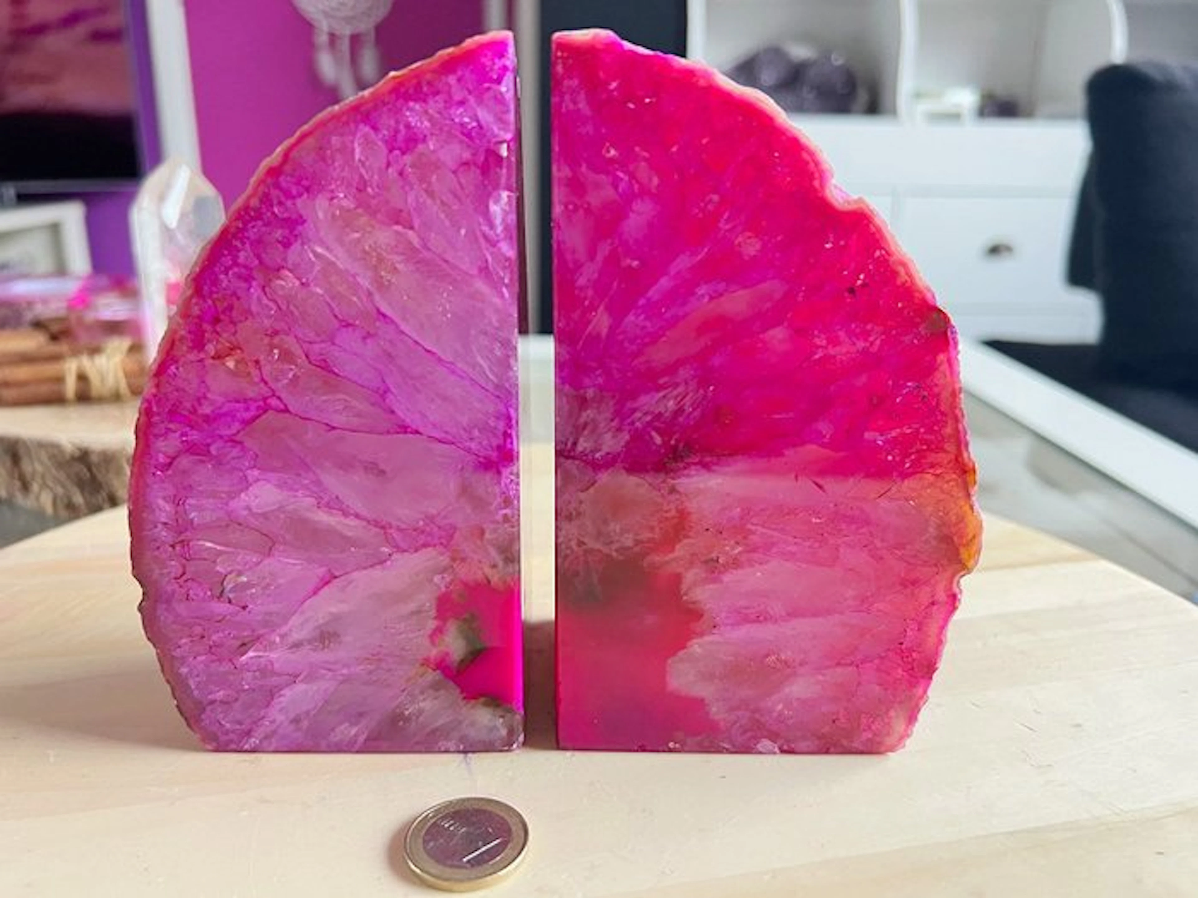 Agate Sphere - Height: 14 cm - Width: 14 cm- 2.3 kg - (1)