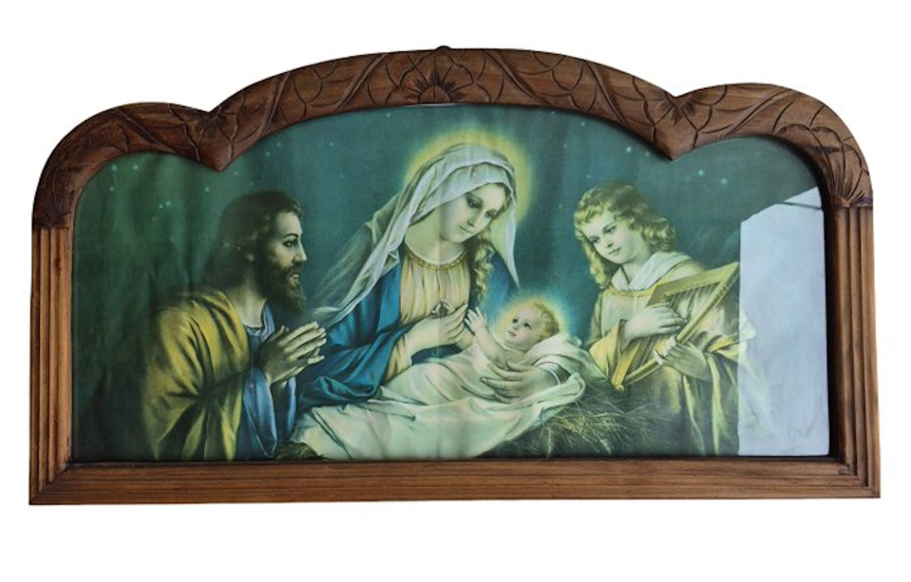 Frame - Wood - Capoletto Sacra Famiglia - 83 cm