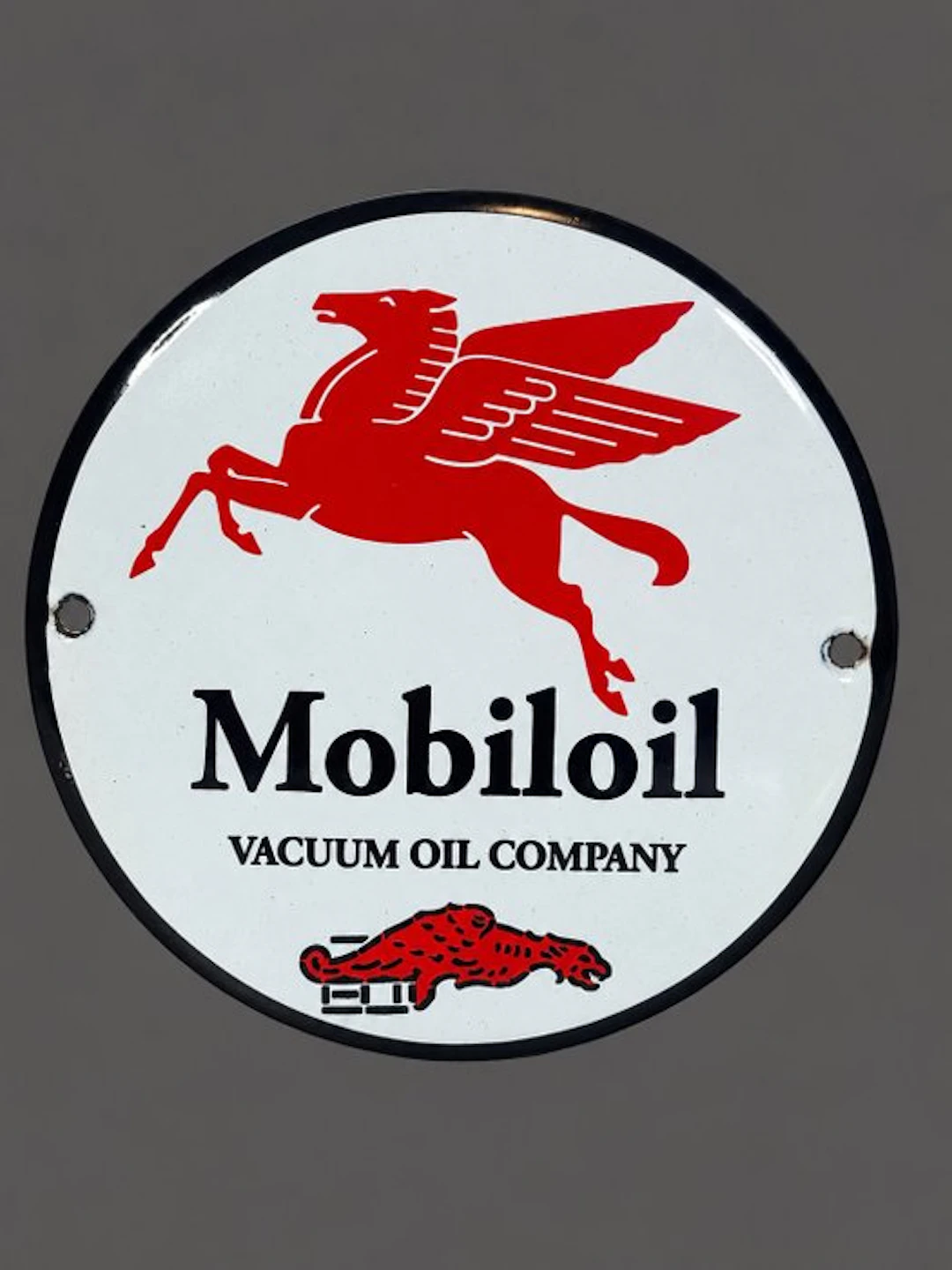 Pegasus - Pegasus Mobiloil - Enamel sign - Enamel
