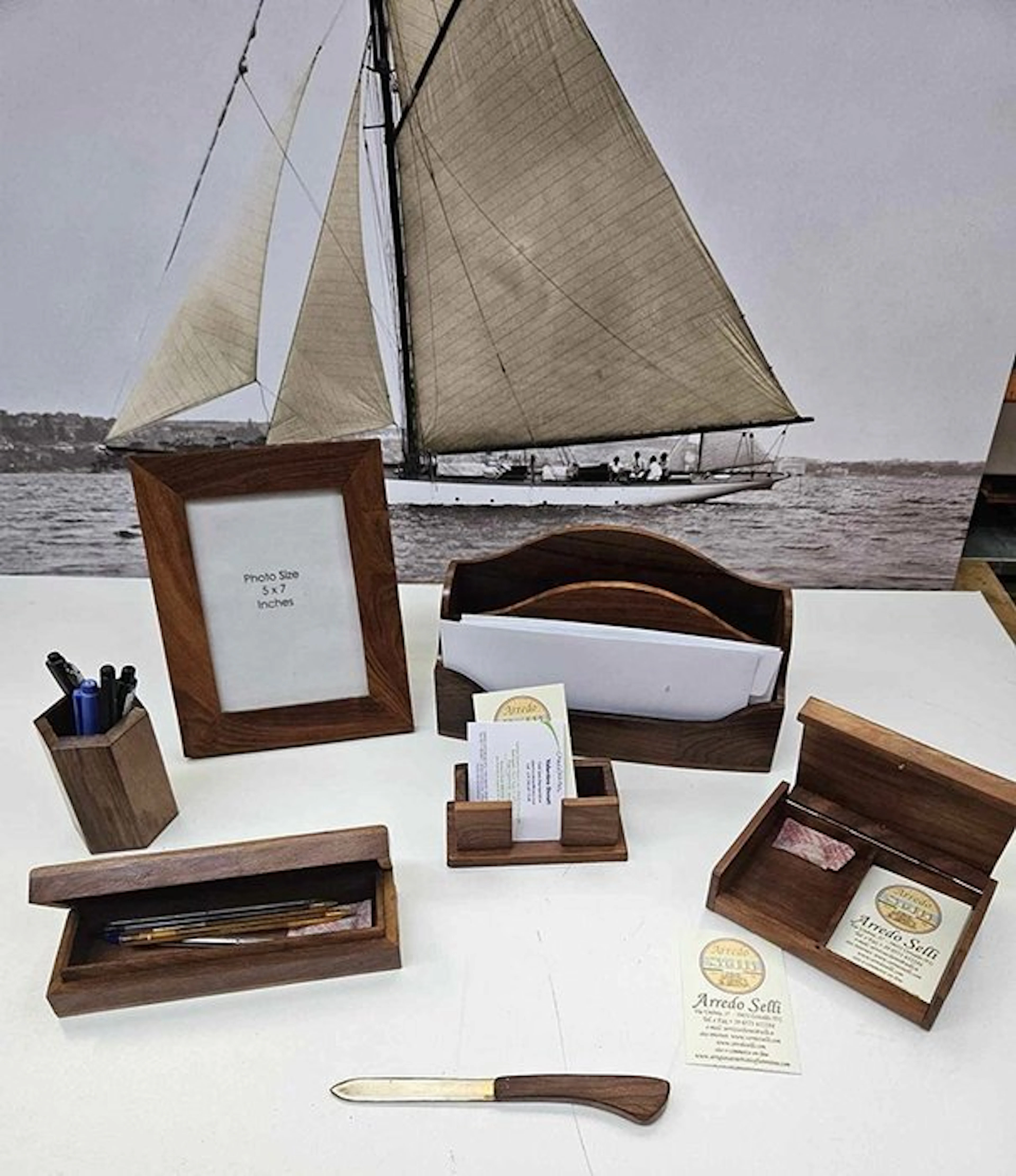 Desk set - Wood