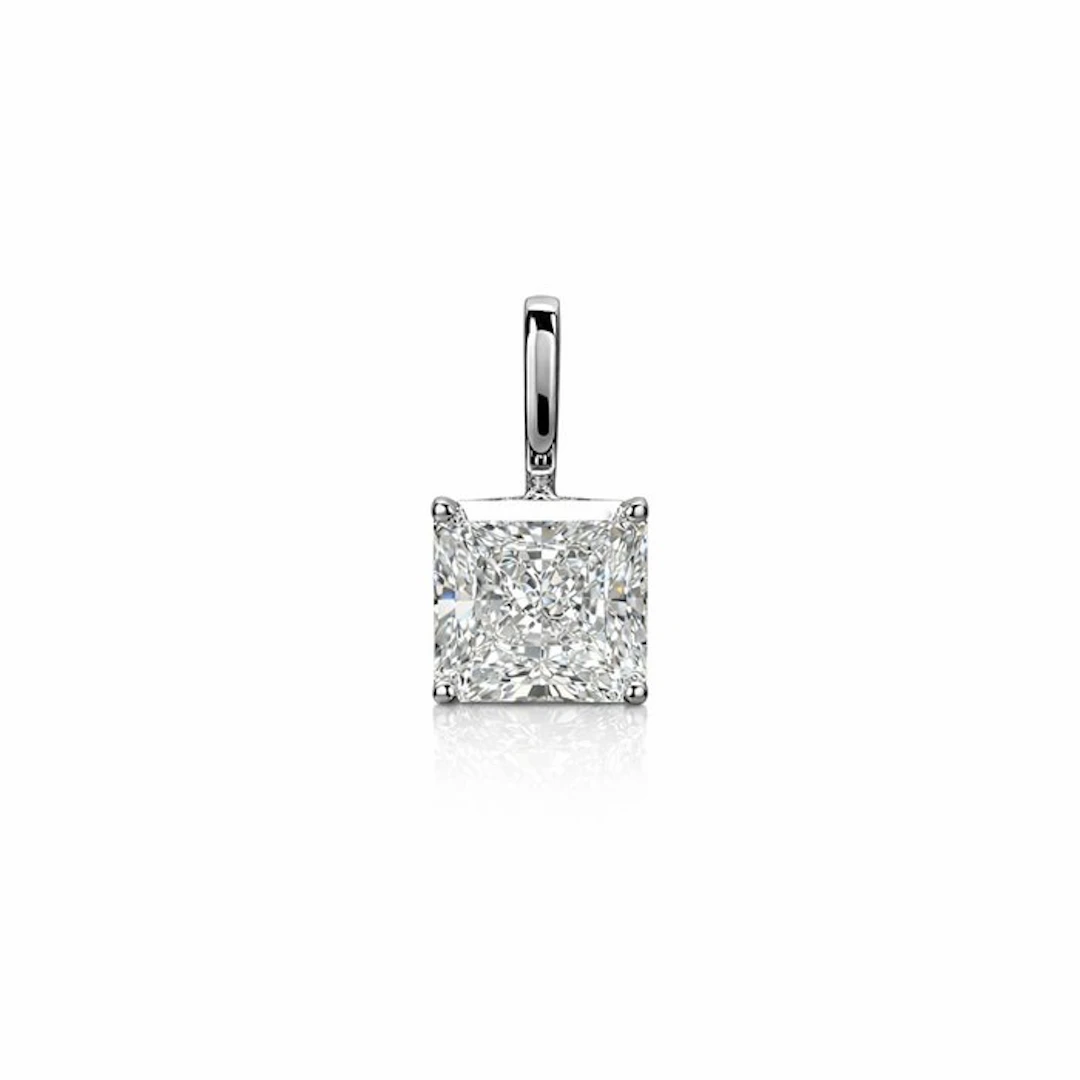 No reserve price - Pendant - 14 kt. White gold - 2.01ct. tw. Diamond