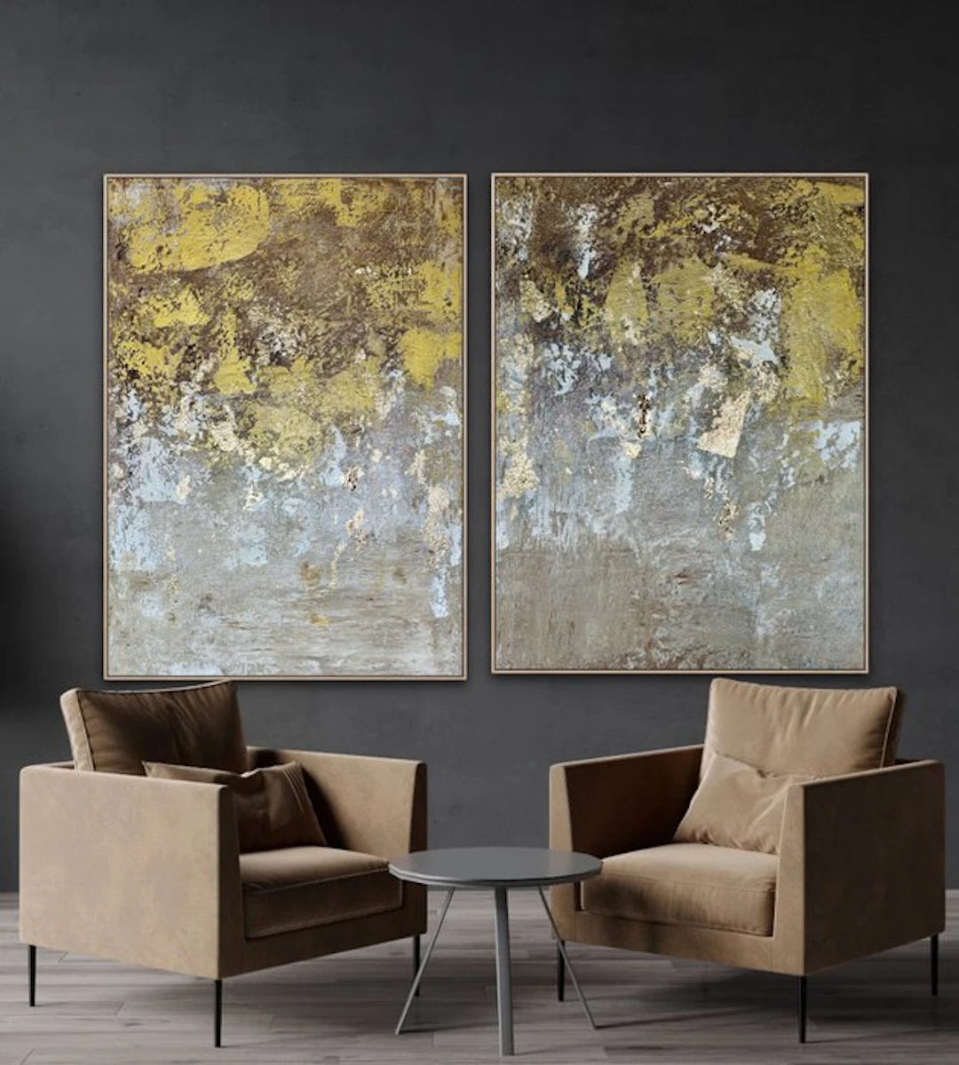 Anais Charbonnier - Autumnal Gold (diptych)