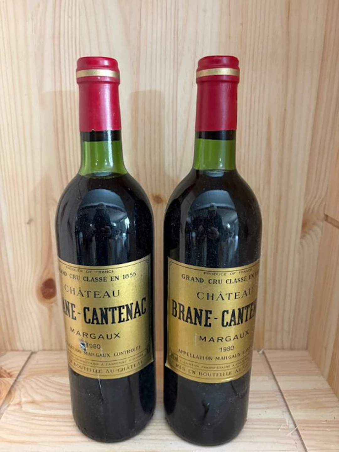 1980 Château Brane-Cantenac - Margaux 2ème Grand Cru Classé - 2 Bottles (0.75L)