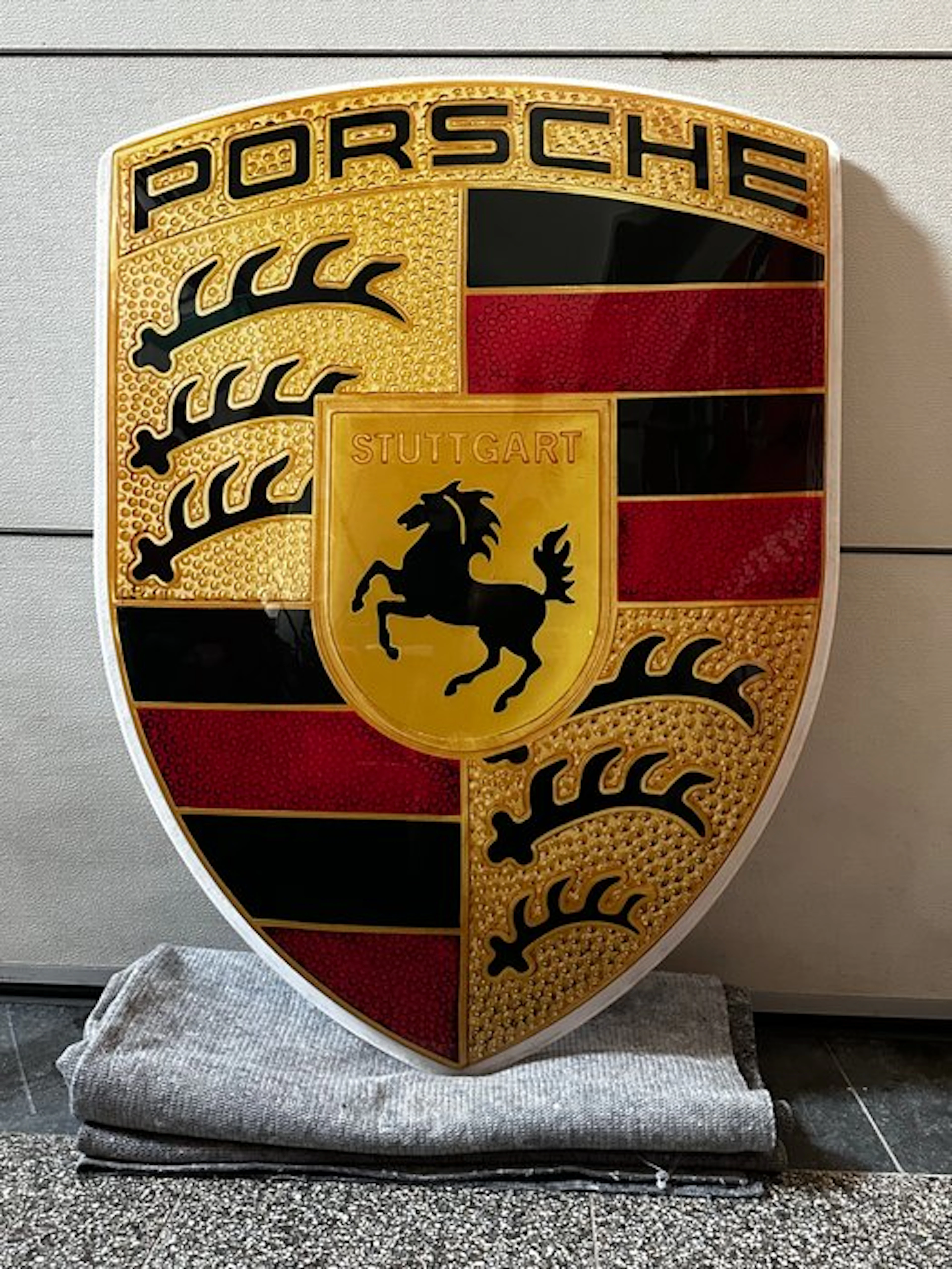 Sign - Porsche - original dealer sign - Large size