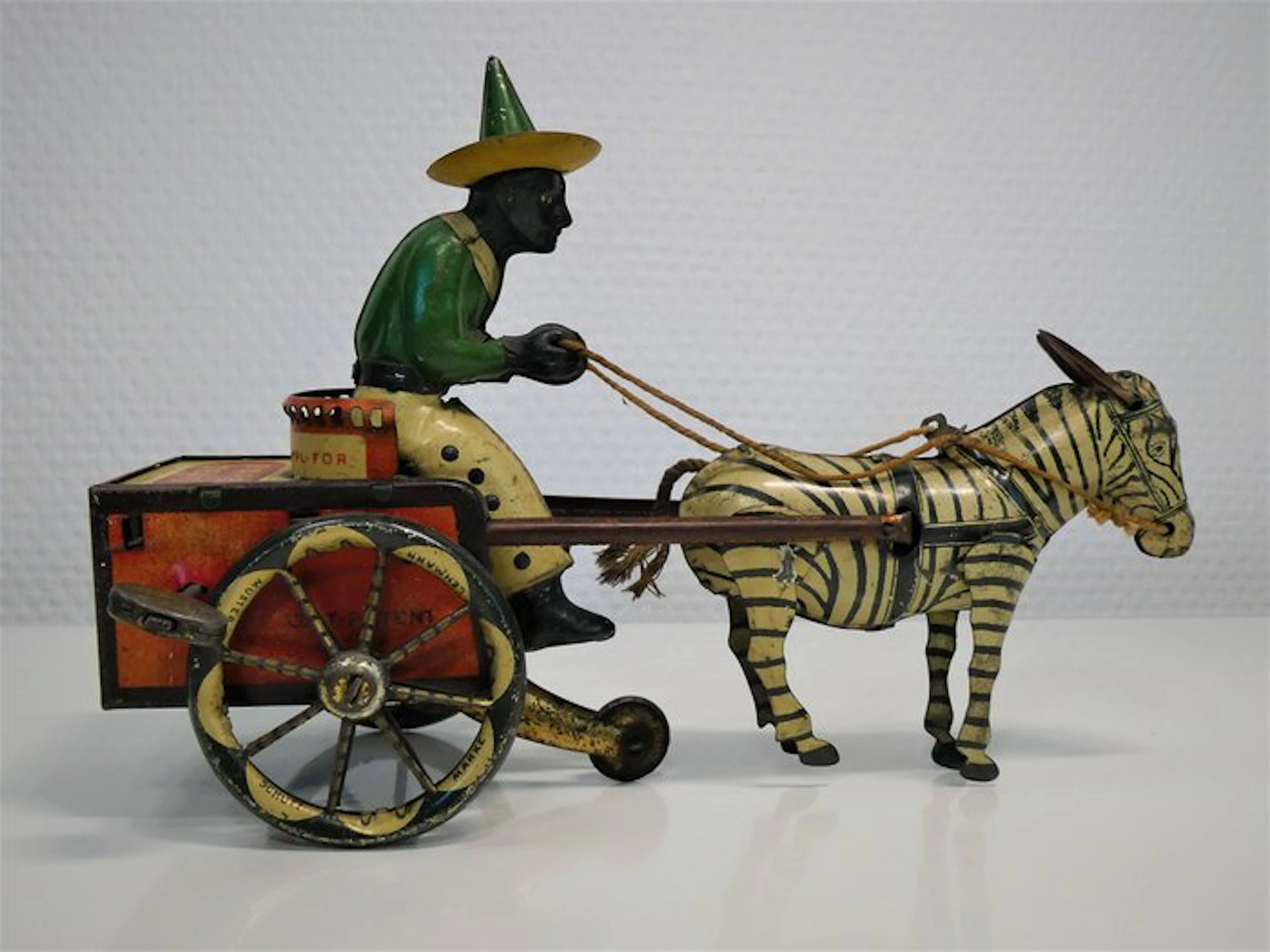 Lehmann - Tin toy - 1920's Blikken "Dare Devil" Cart