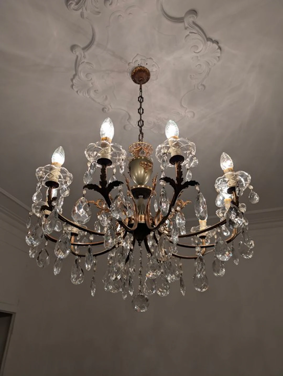 Hanging lamp - Crystal - 10 points of light