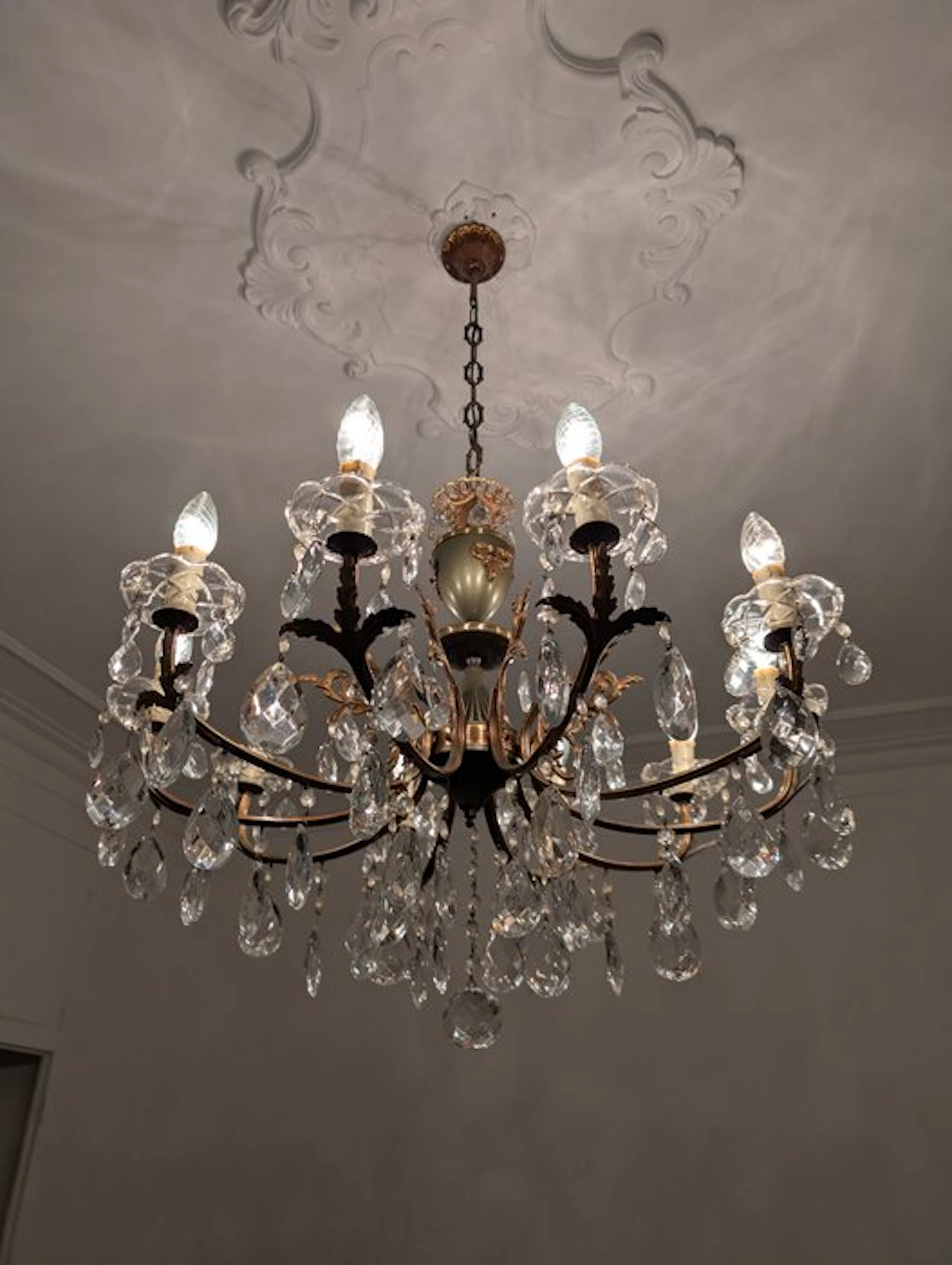 Hanging lamp - Crystal - 10 points of light