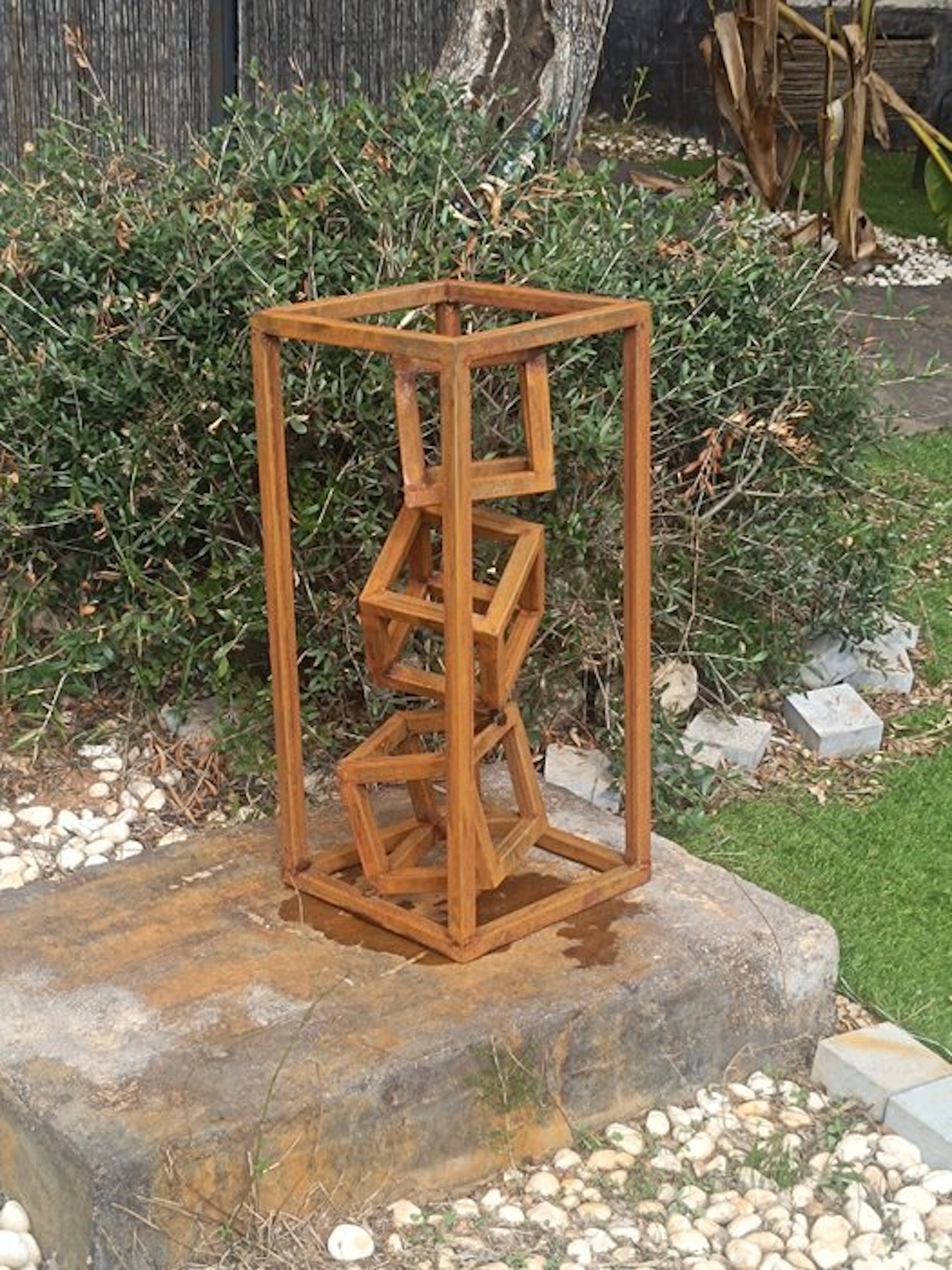 Ana Lucia B.M - Sculpture Corten - XL - No Reserve