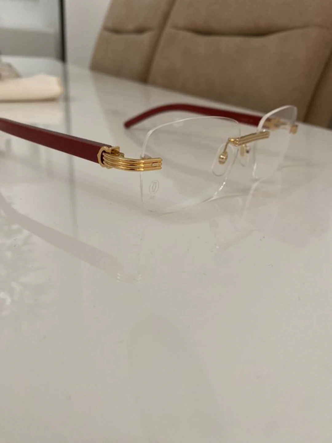 Cartier - C Decor Rimless - Spectacles