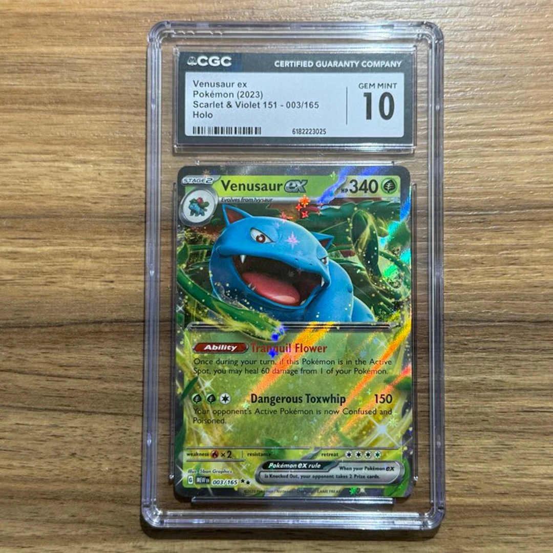 Pokémon Graded card - Venusaur 003 - CGC 10