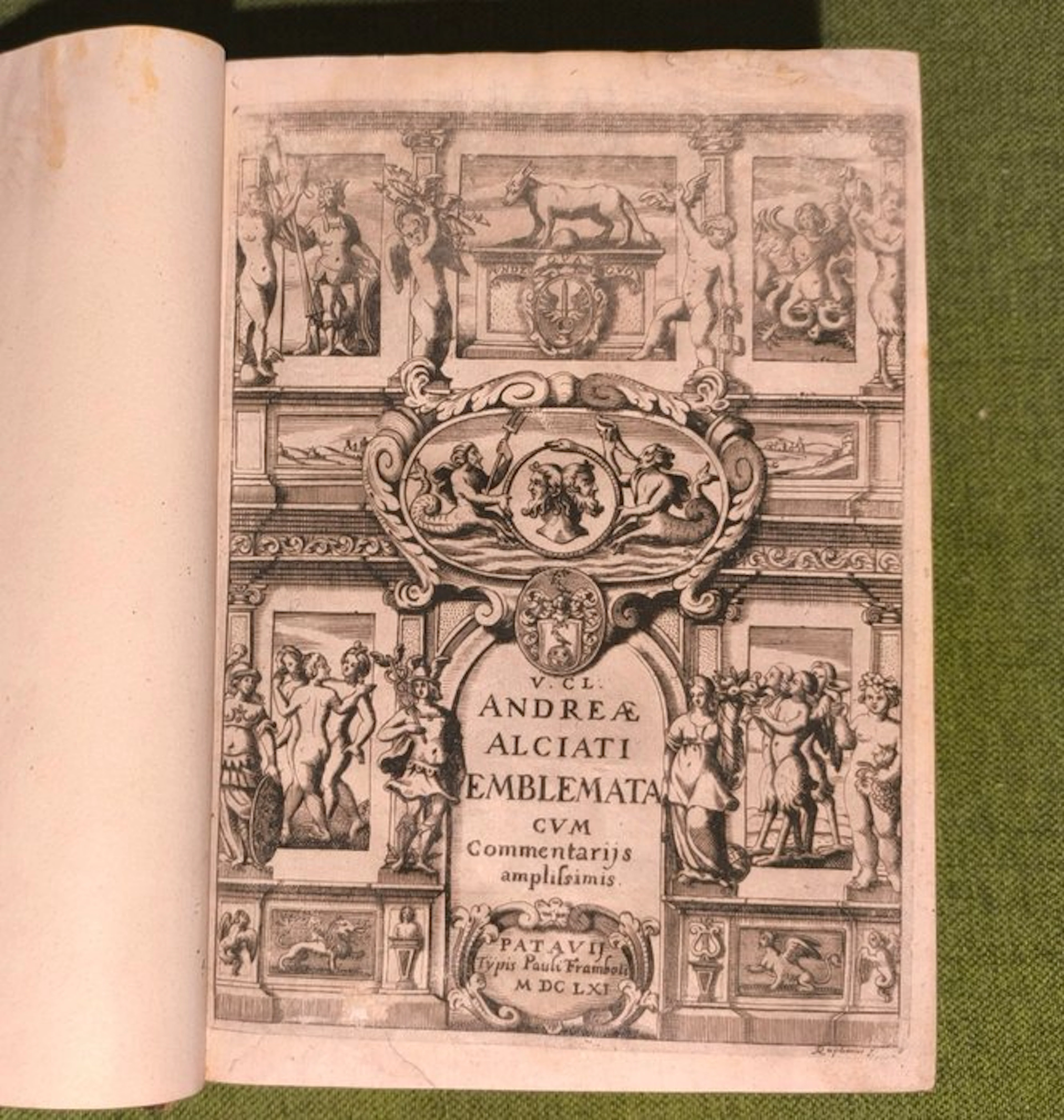 Andrea Alciato (1492-1550) - Emblemata cum commentariis amplissimis - 1661