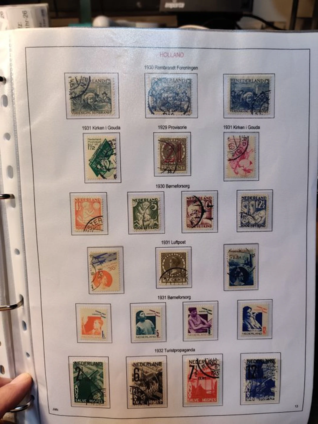 Netherlands 1852/2002 - Collection on sheets in a folder