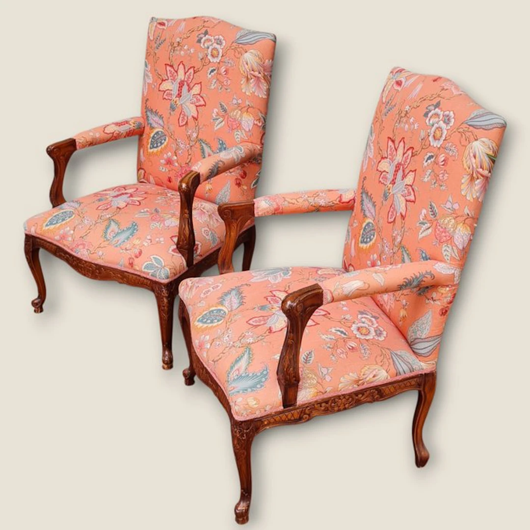 Armchair (2) - Wood, Textile - Made in Italy