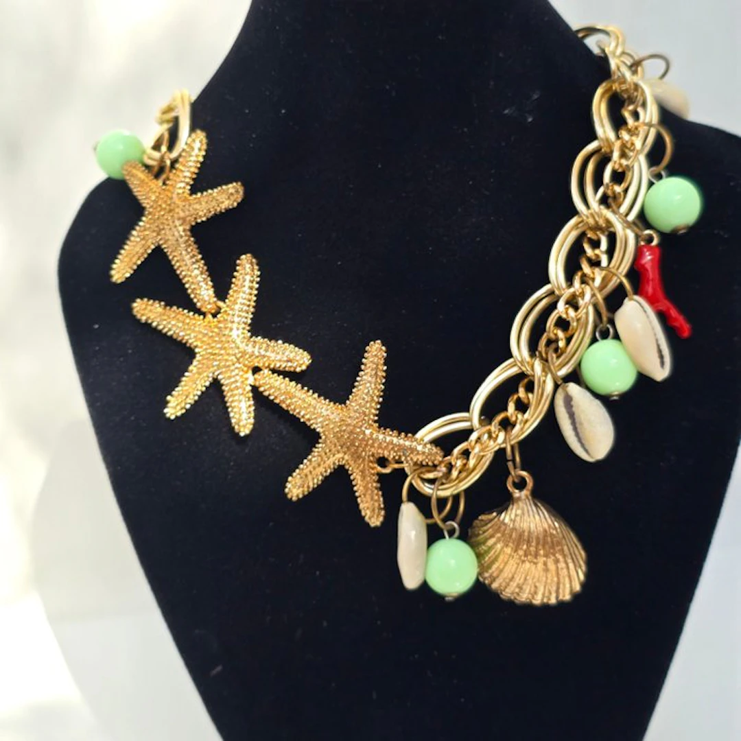 Joan Rivers - Ocean themed jewelry is the trend for this...