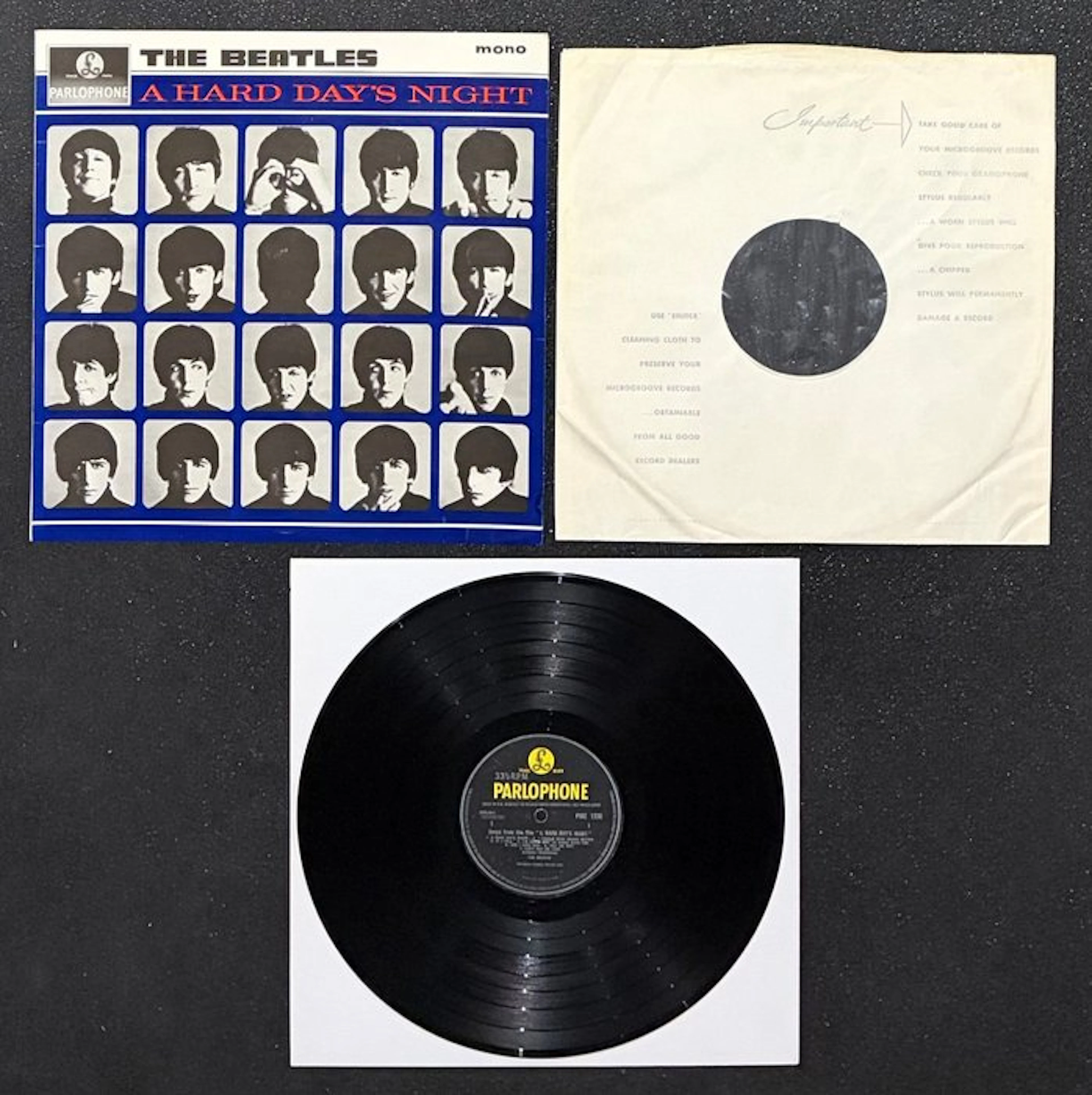 Beatles - A Hard Day's Night (UK) - 1st Pressing...